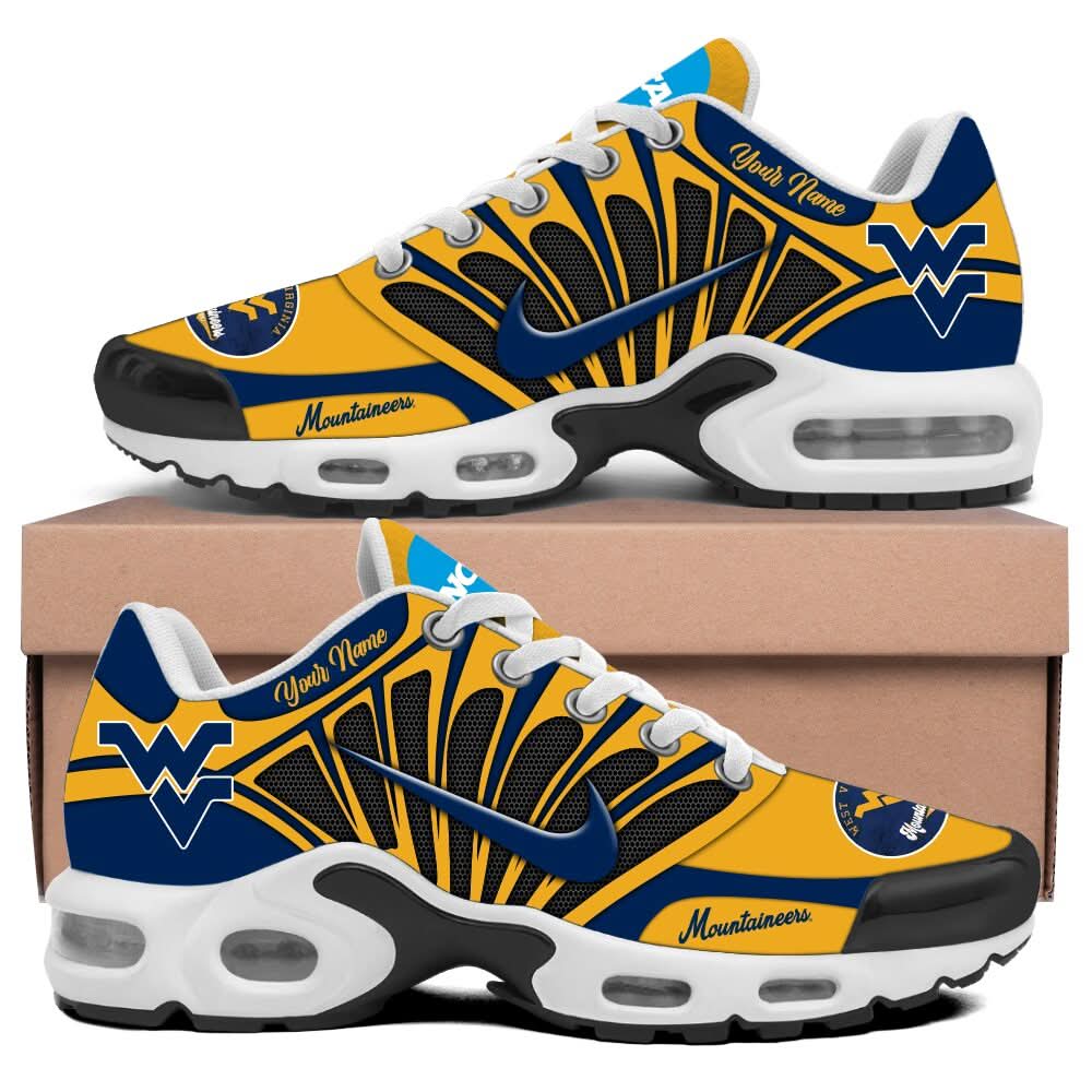 Ideafootwear West Virginia Mountaineers TN Shoes Sneakers For Men And Women