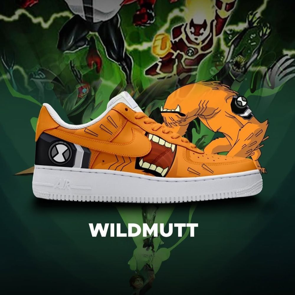 Ideafootwear Wildmutt Ben 10 Air Low-Top Sneakers Shoes For Men And Women 1