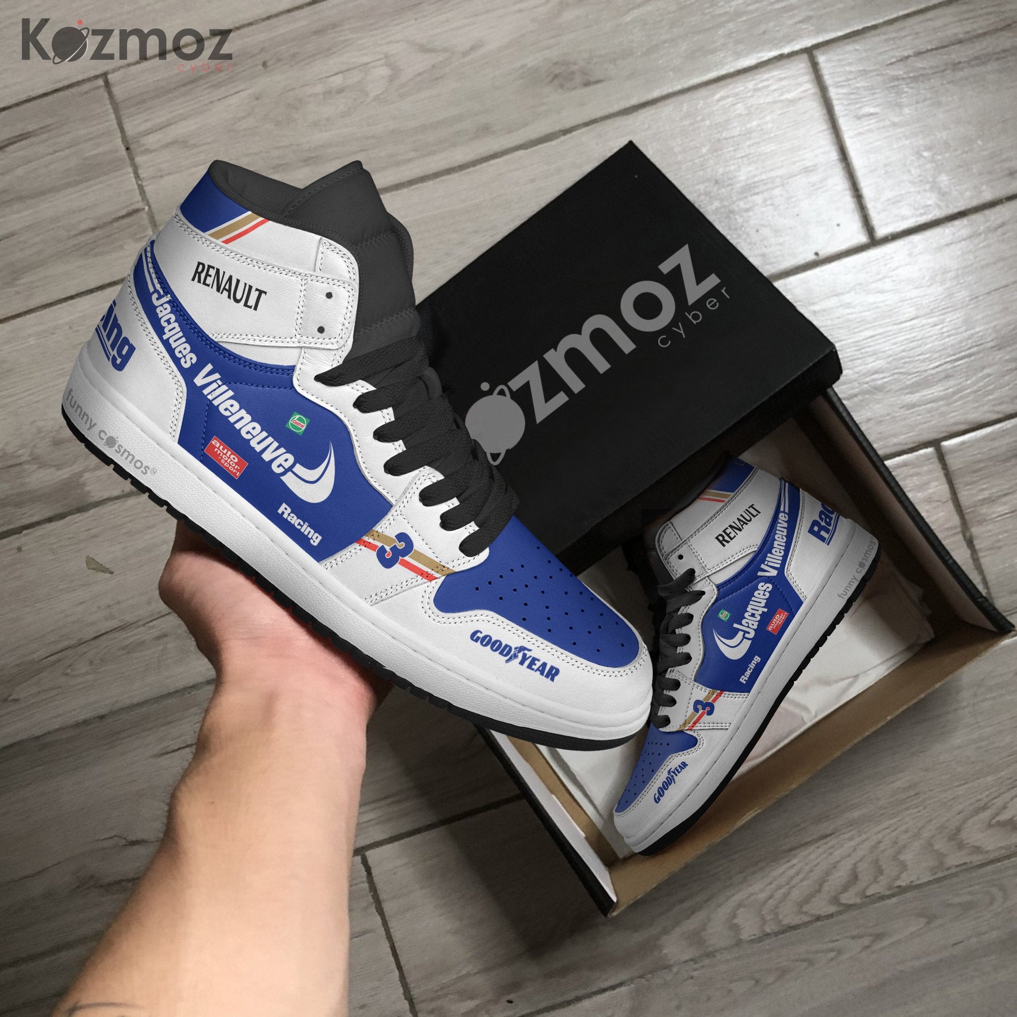 Ideafootwear Williams AJ1 High Sneakers Shoes For Men And Women
