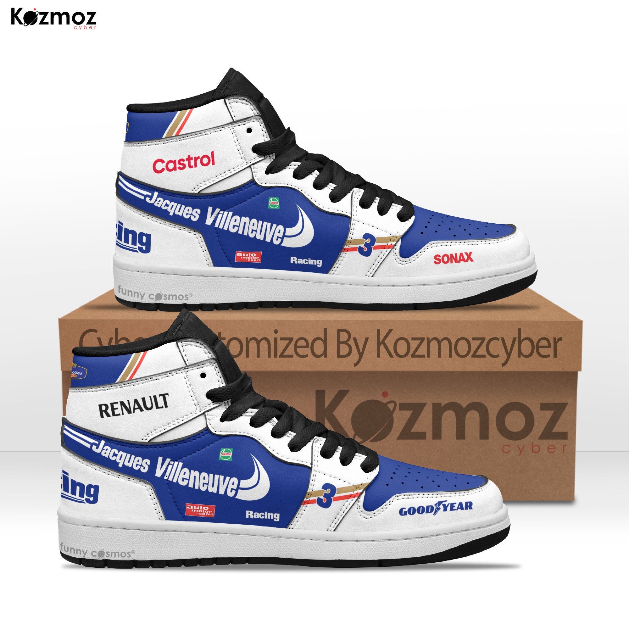 Ideafootwear Williams AJ1 High Sneakers Shoes For Men And Women