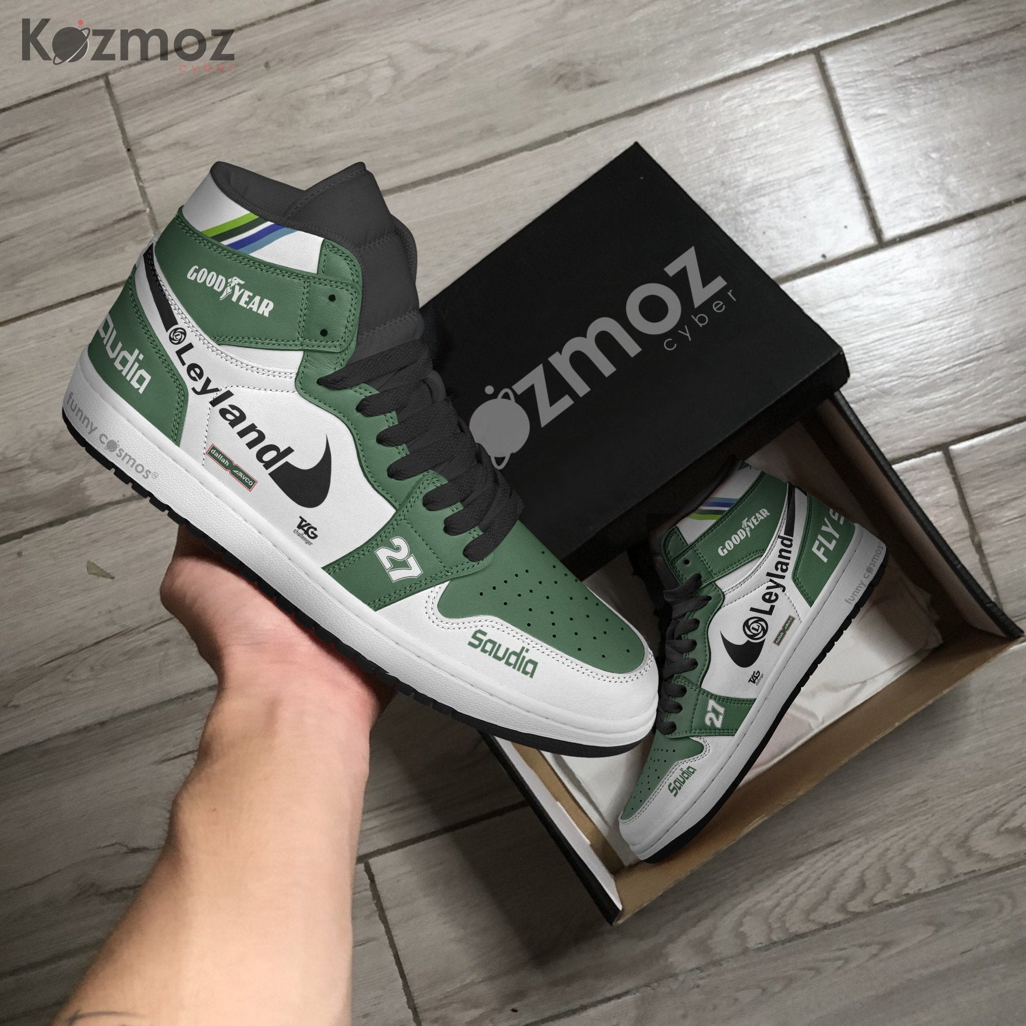 Ideafootwear Williams Alan Jones AJ1 High Sneakers Shoes For Men And Women