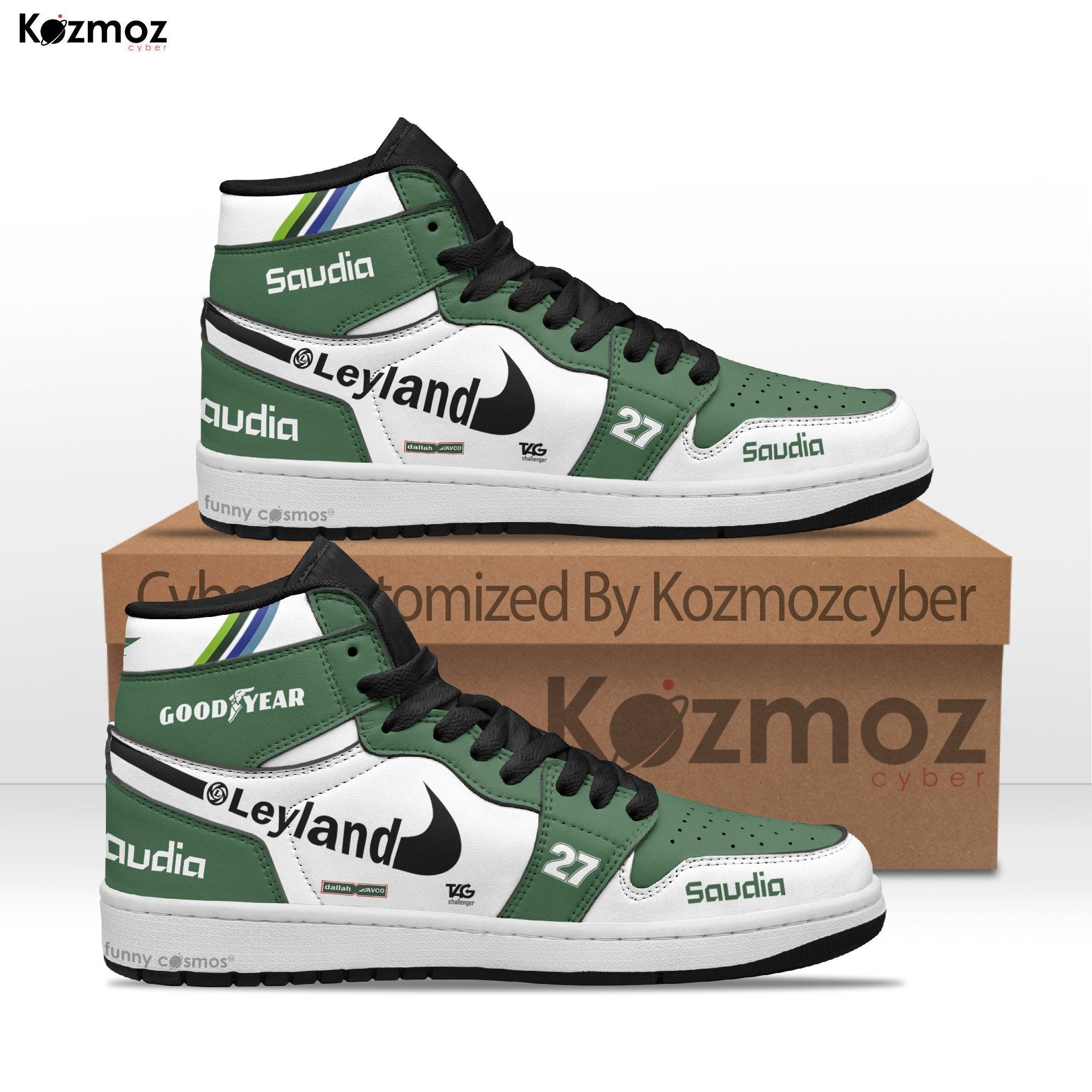 Ideafootwear Williams Alan Jones AJ1 High Sneakers Shoes For Men And Women