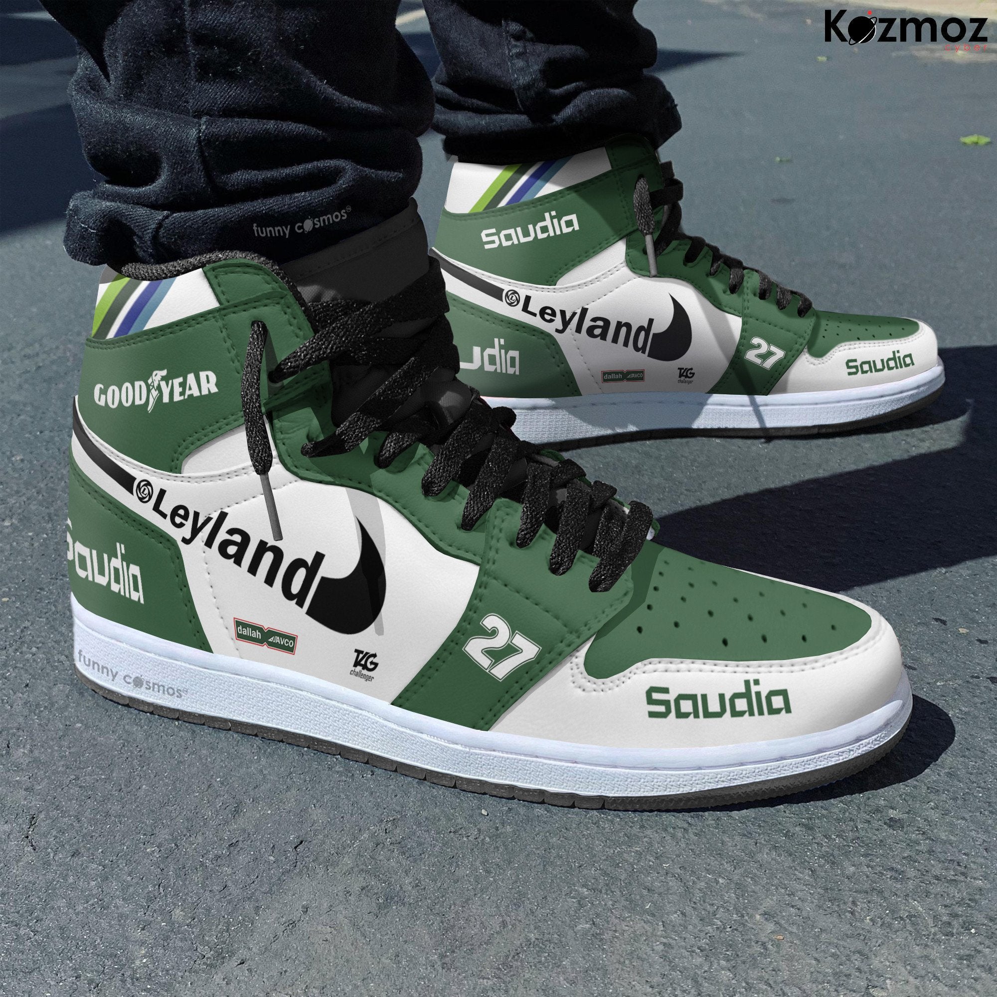Ideafootwear Williams Alan Jones AJ1 High Sneakers Shoes For Men And Women