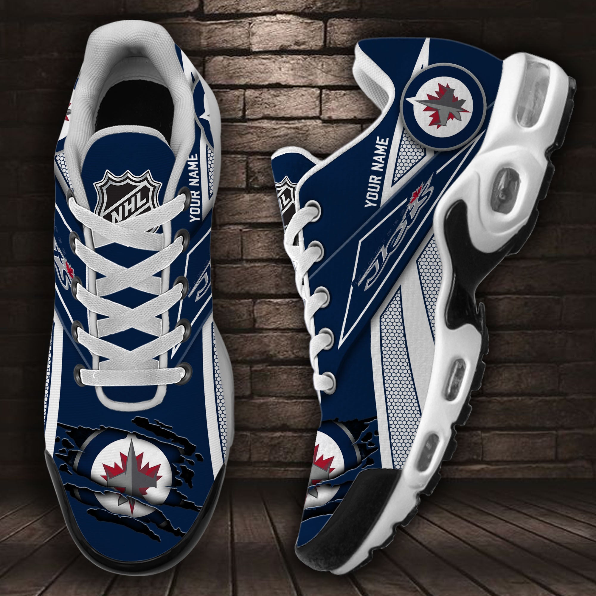 Ideafootwear Winnipeg Jets TN Shoes Sneakers For Men And Women