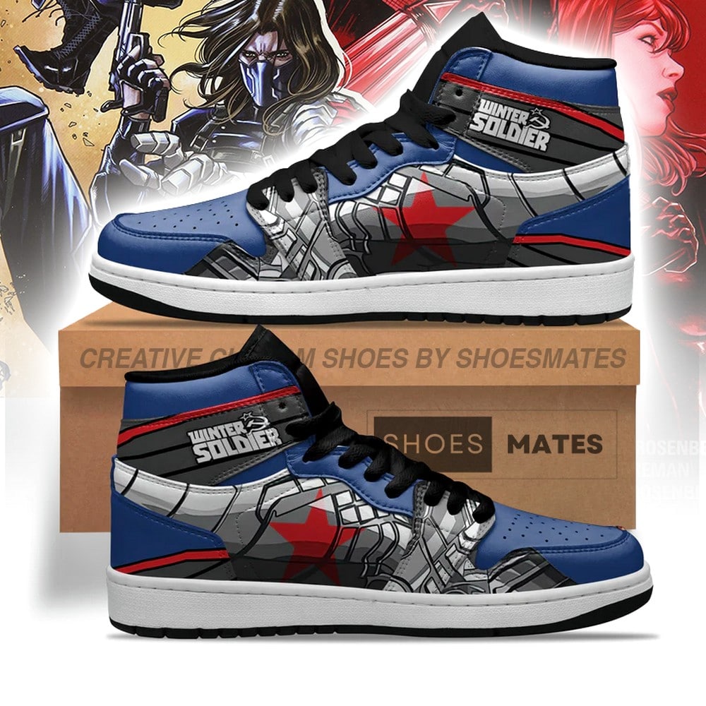 Ideafootwear Winter Soldier AJ1 High Sneakers Shoes For Men And Women