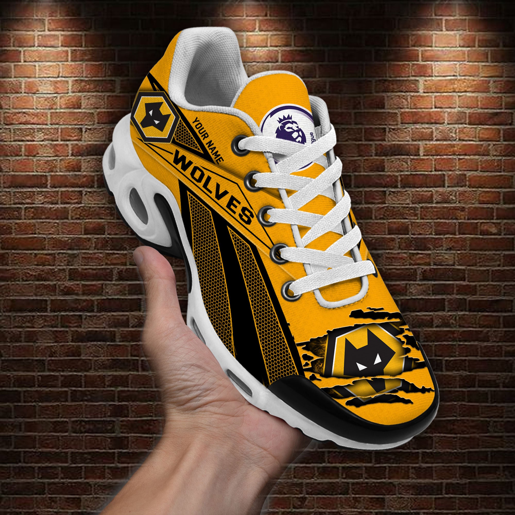 Ideafootwear Wolverhampton Wanderers F.C TN Shoes Sneakers For Men And Women