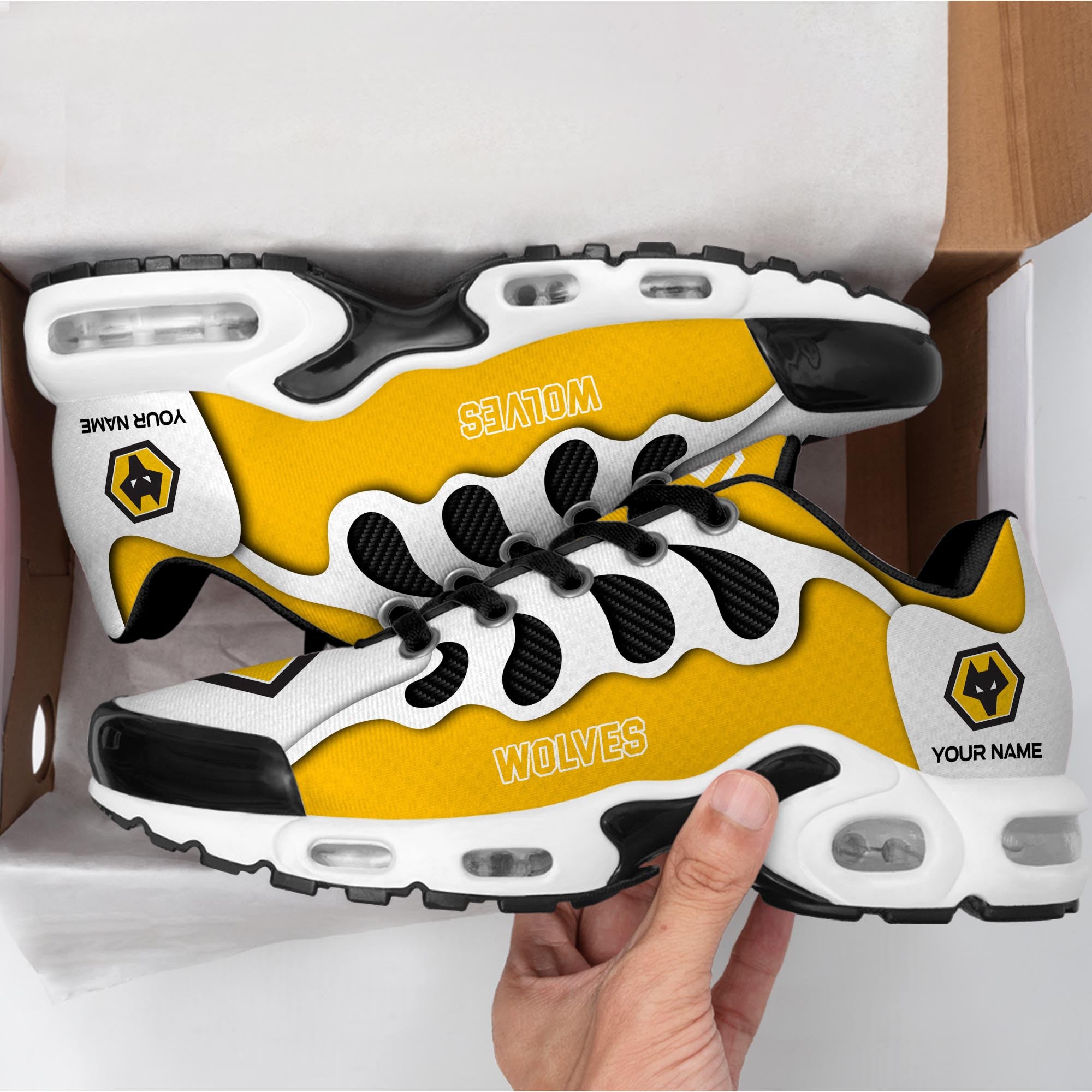 Ideafootwear Wolverhampton Wanderers TN Shoes Sneakers For Men And Women