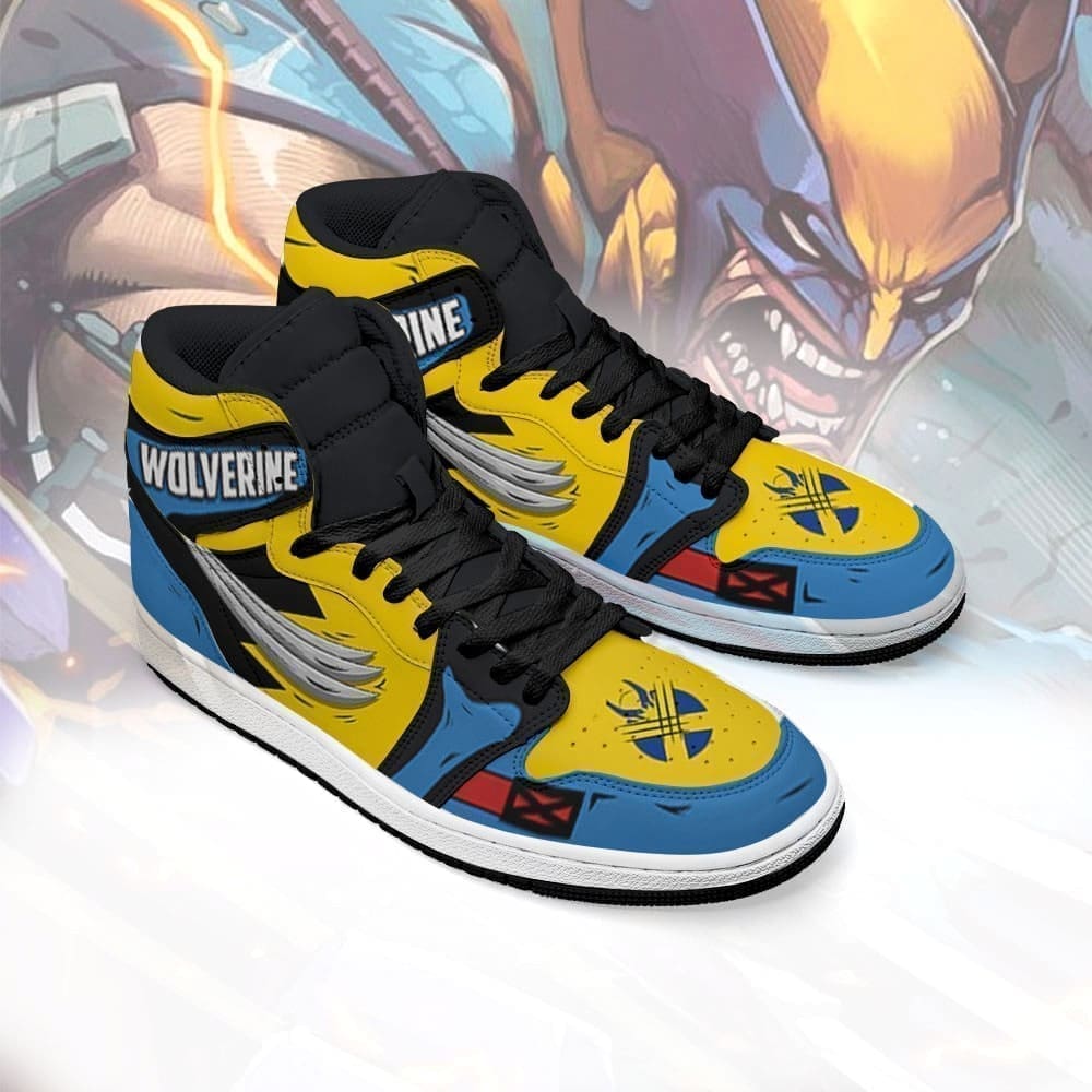 Ideafootwear Wolverine AJ1 High Sneakers Shoes For Men And Women