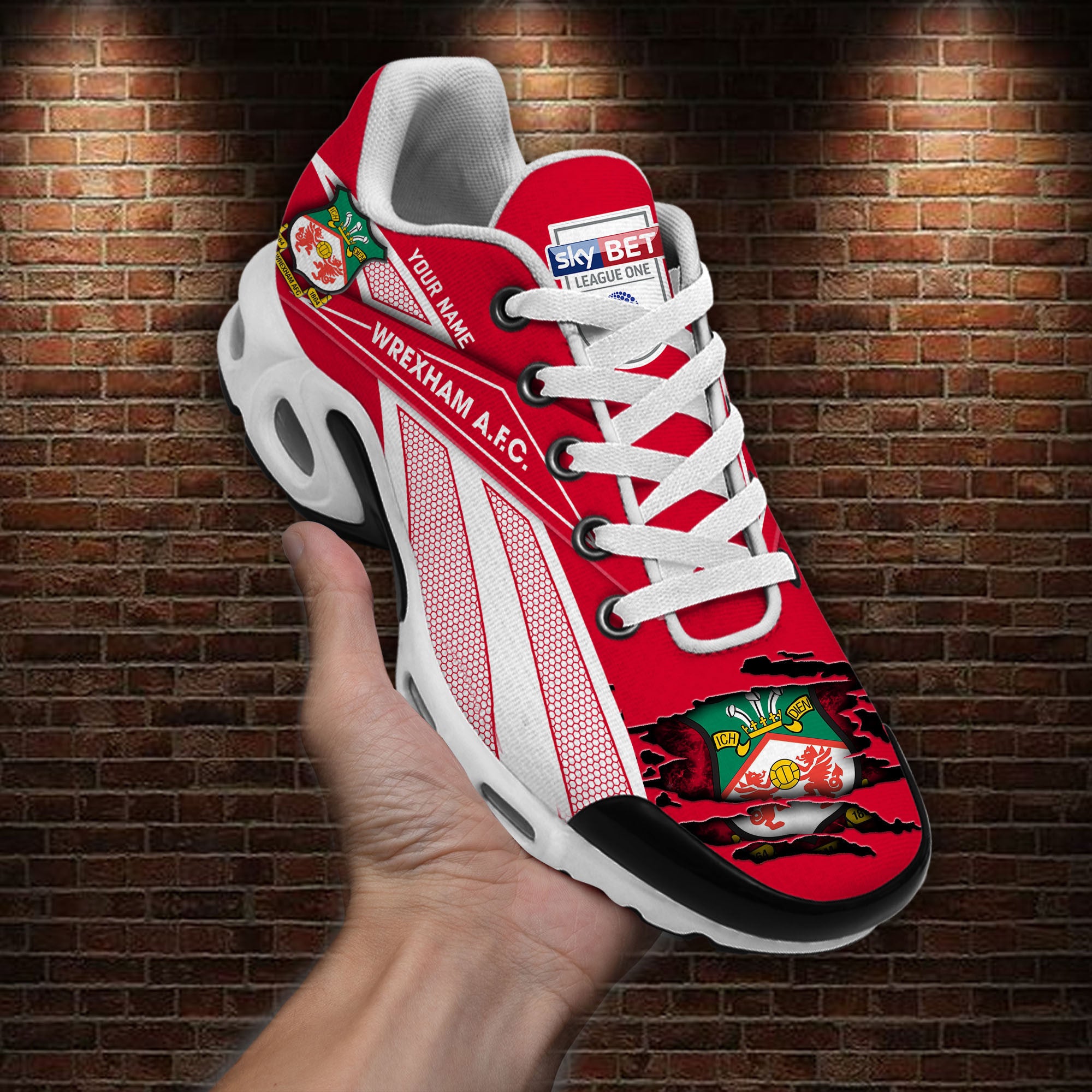 Ideafootwear Wrexham AFC TN Shoes Sneakers For Men And Women