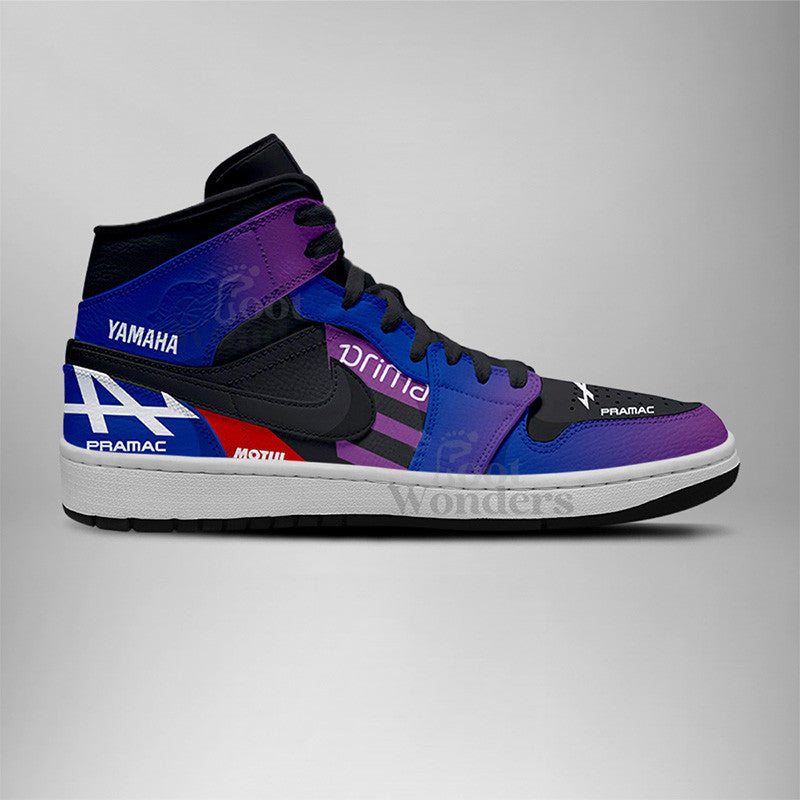 Ideafootwear Yamaha AJ1 High Sneakers Shoes For Men And Women