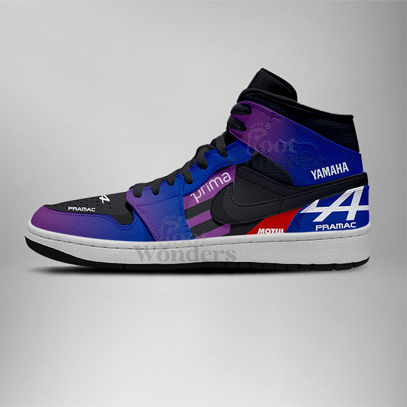 Ideafootwear Yamaha AJ1 High Sneakers Shoes For Men And Women