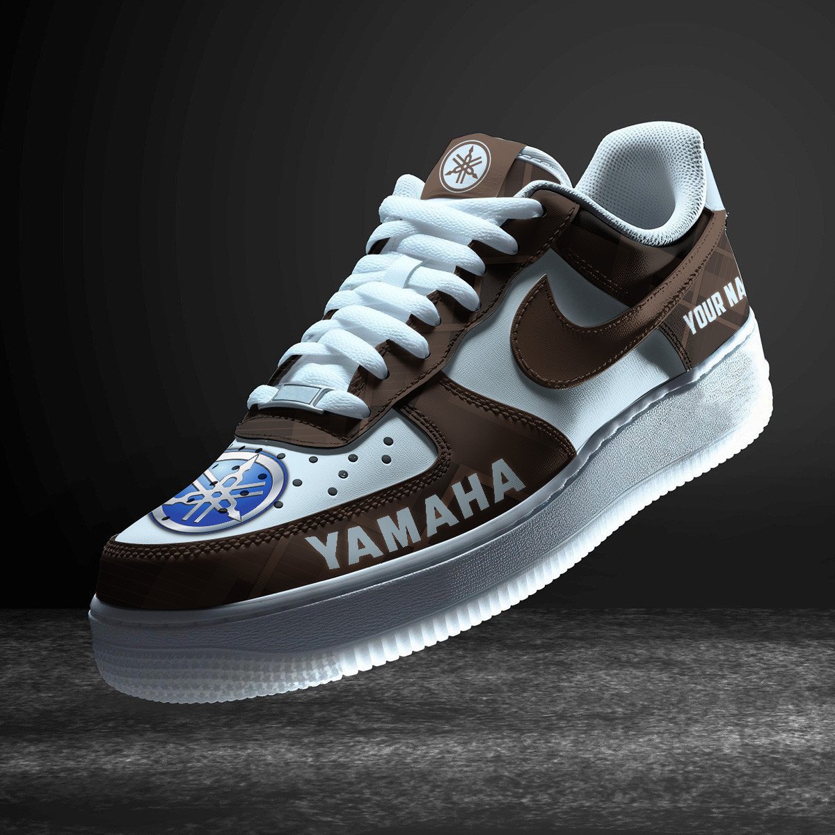 Ideafootwear Yamaha Blue Air Low-Top Sneakers Shoes For Men And Women 1