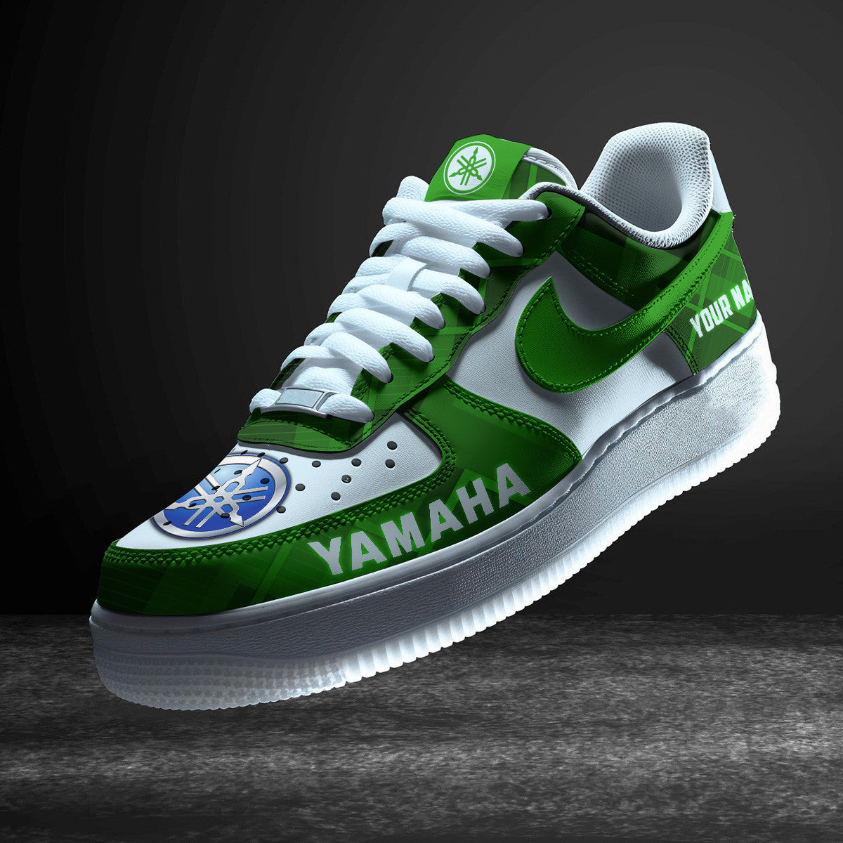 Ideafootwear Yamaha Blue Air Low-Top Sneakers Shoes For Men And Women 1