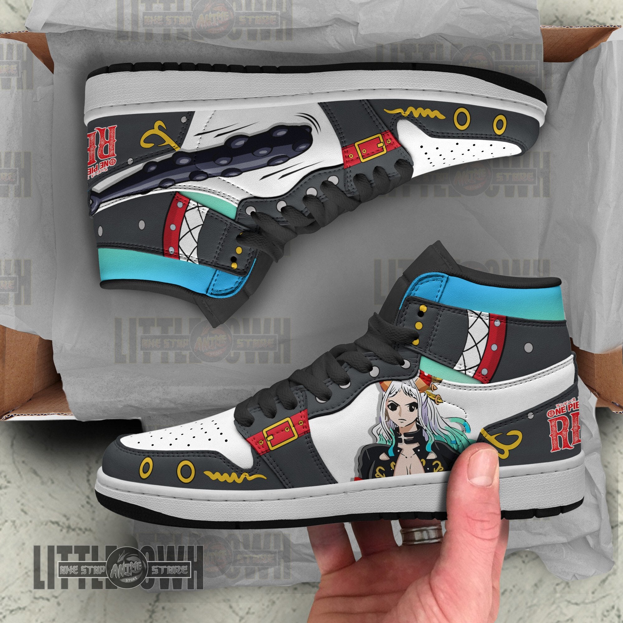 Ideafootwear Yamato AJ1 High Sneakers Shoes For Men And Women