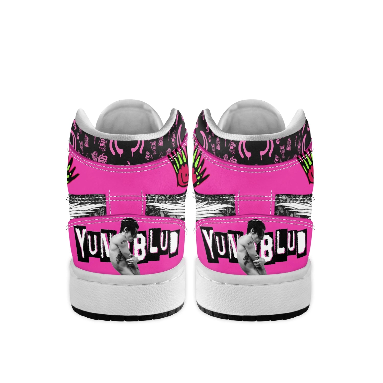 Ideafootwear Yungblud AJ1 High Sneakers Shoes For Men And Women
