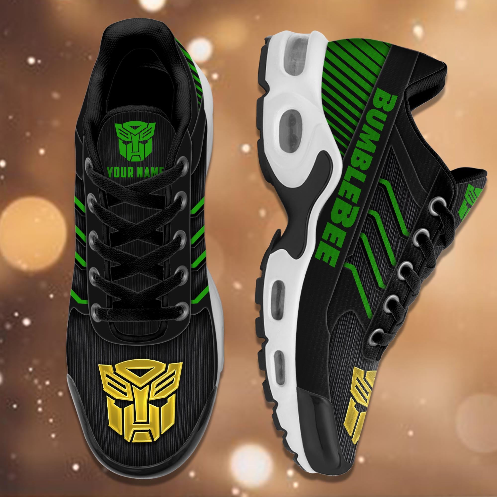 Ideafootwear Bumblebee TN Shoes Sneakers For Men And Women