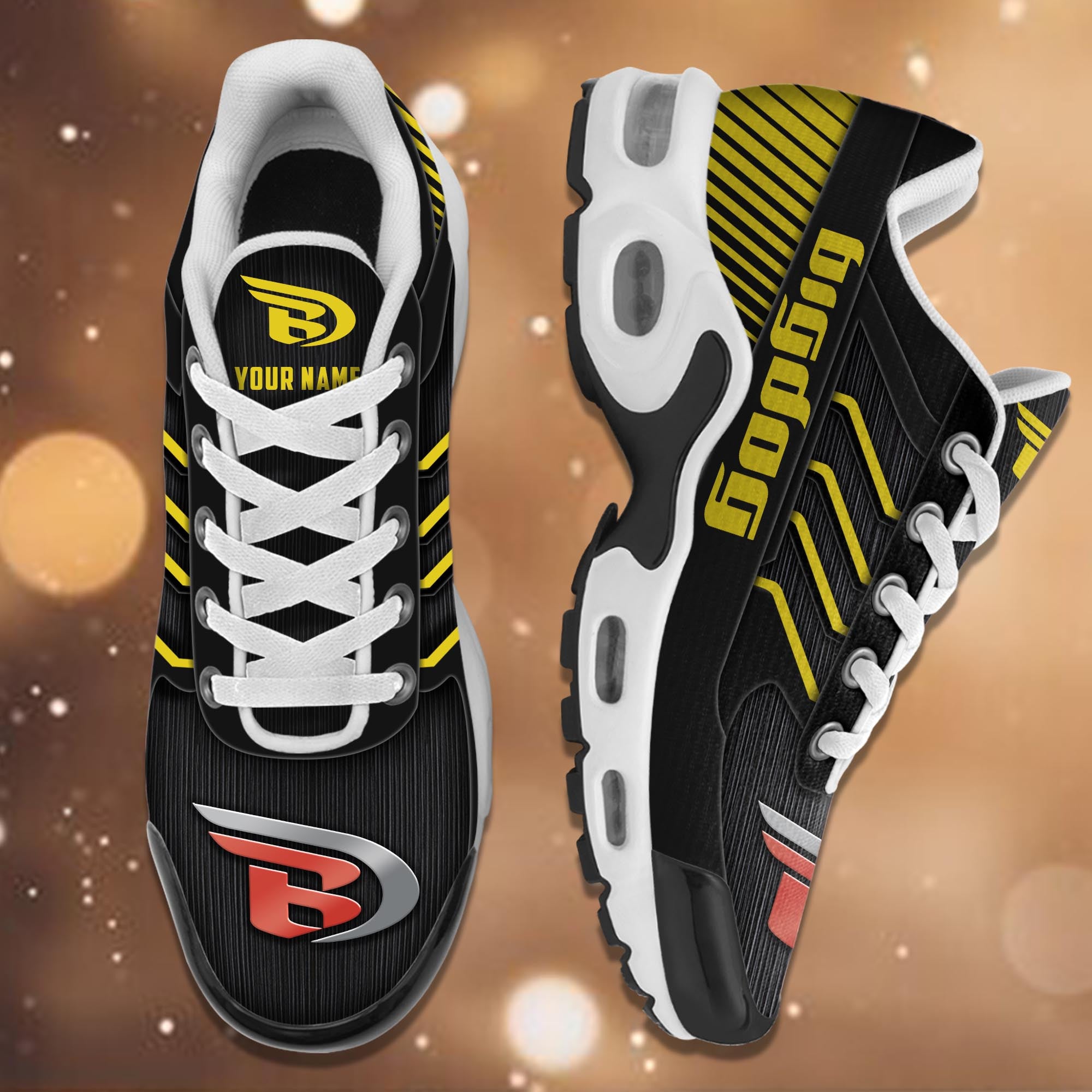 Ideafootwear Big Dog Motorcycles TN Shoes Sneakers For Men And Women