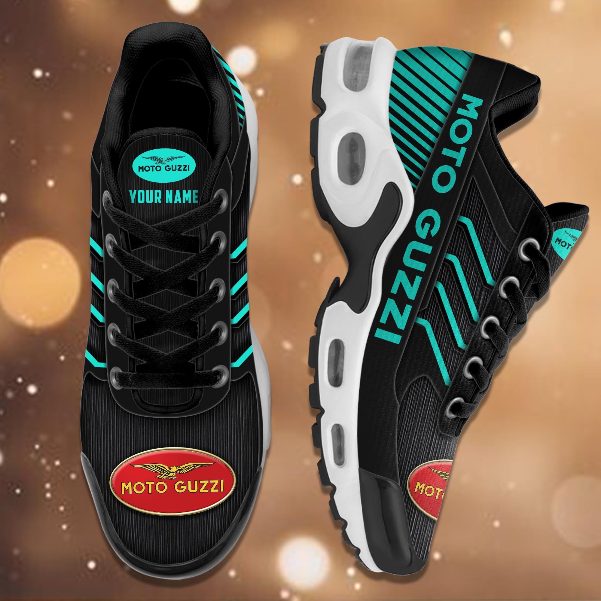 Ideafootwear Moto-Guzzi TN Shoes Sneakers For Men And Women