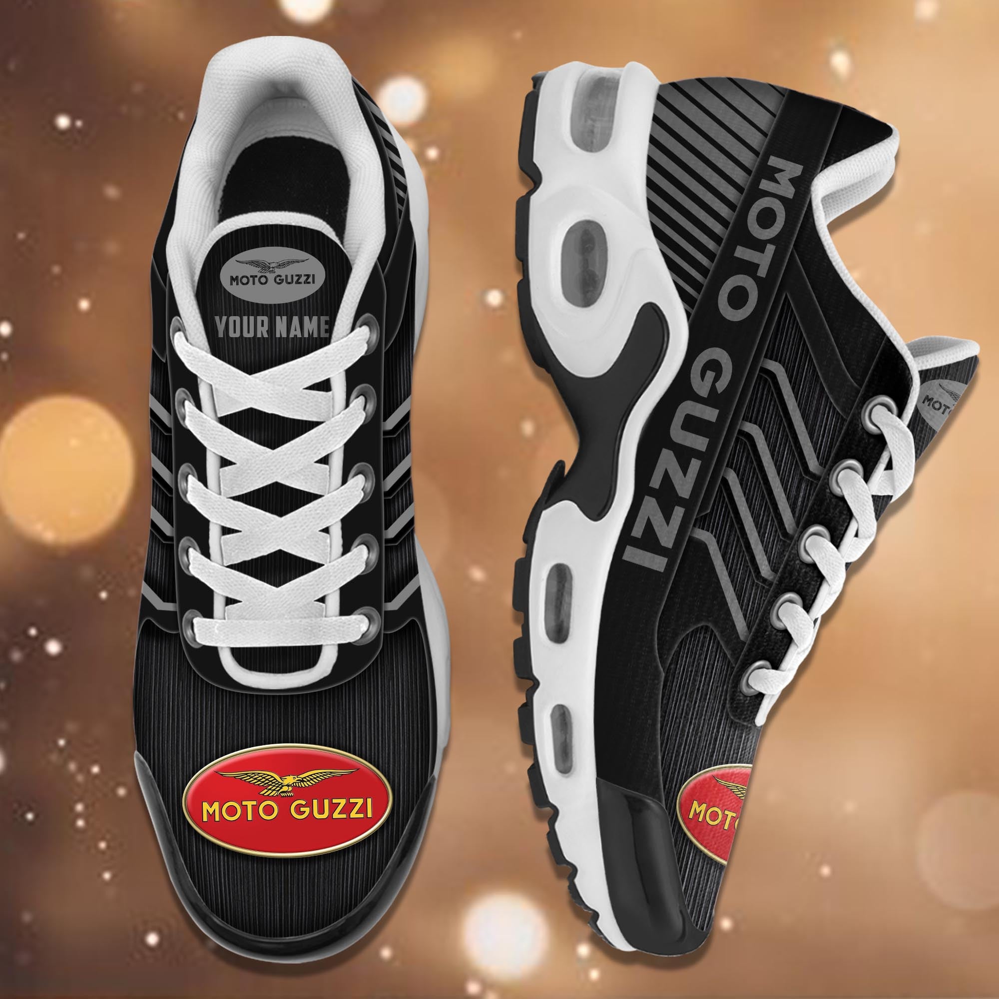 Ideafootwear Moto-Guzzi TN Shoes Sneakers For Men And Women
