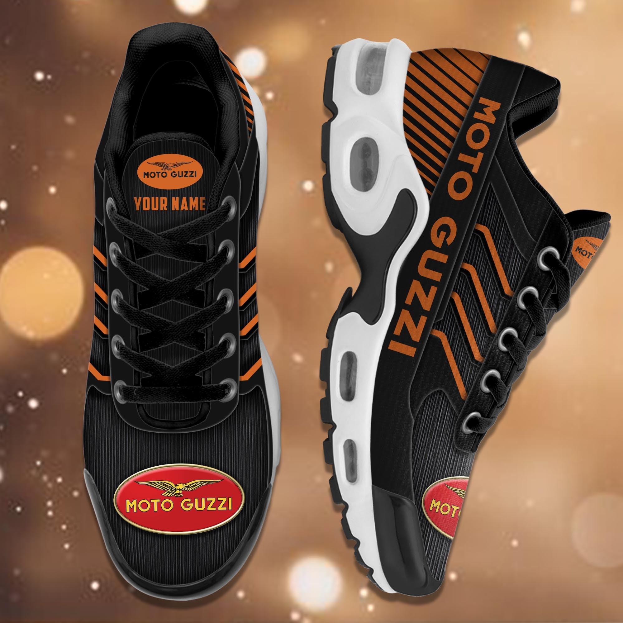 Ideafootwear Moto-Guzzi TN Shoes Sneakers For Men And Women