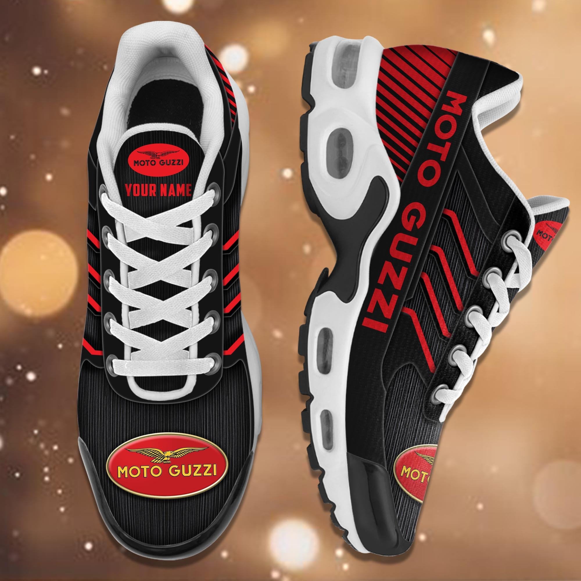 Ideafootwear Moto-Guzzi TN Shoes Sneakers For Men And Women