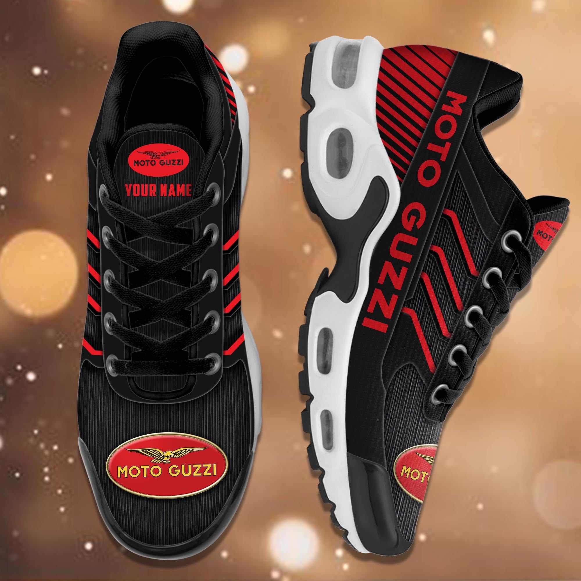 Ideafootwear Moto-Guzzi TN Shoes Sneakers For Men And Women