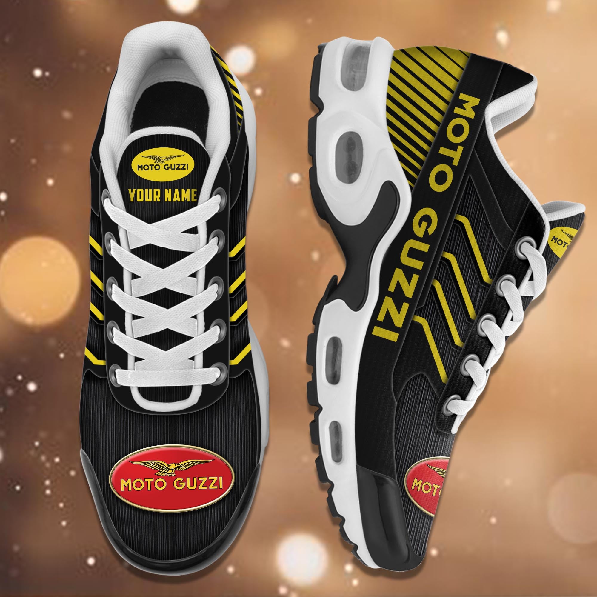 Ideafootwear Moto-Guzzi TN Shoes Sneakers For Men And Women