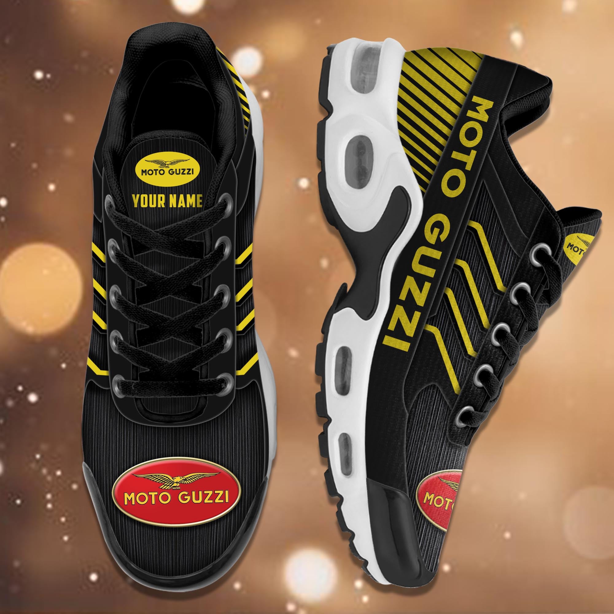 Ideafootwear Moto-Guzzi TN Shoes Sneakers For Men And Women