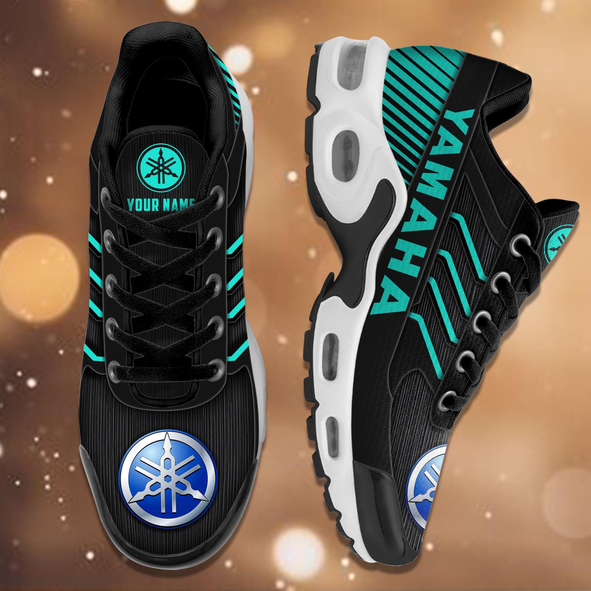 Ideafootwear Yamaha Blue TN Shoes Sneakers For Men And Women