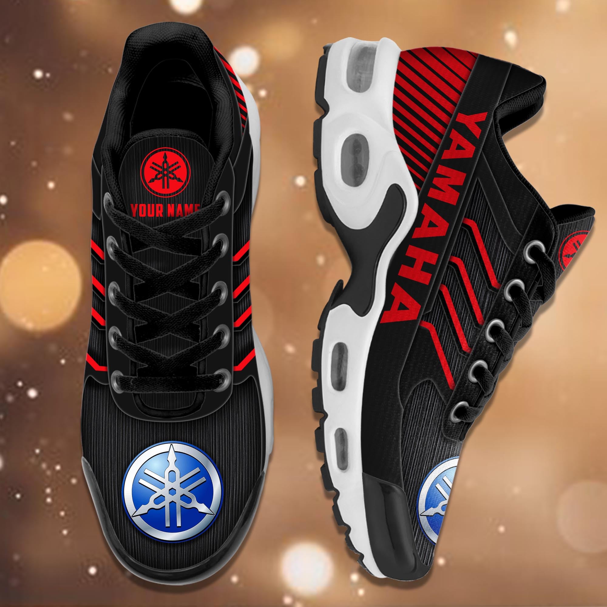 Ideafootwear Yamaha Blue TN Shoes Sneakers For Men And Women