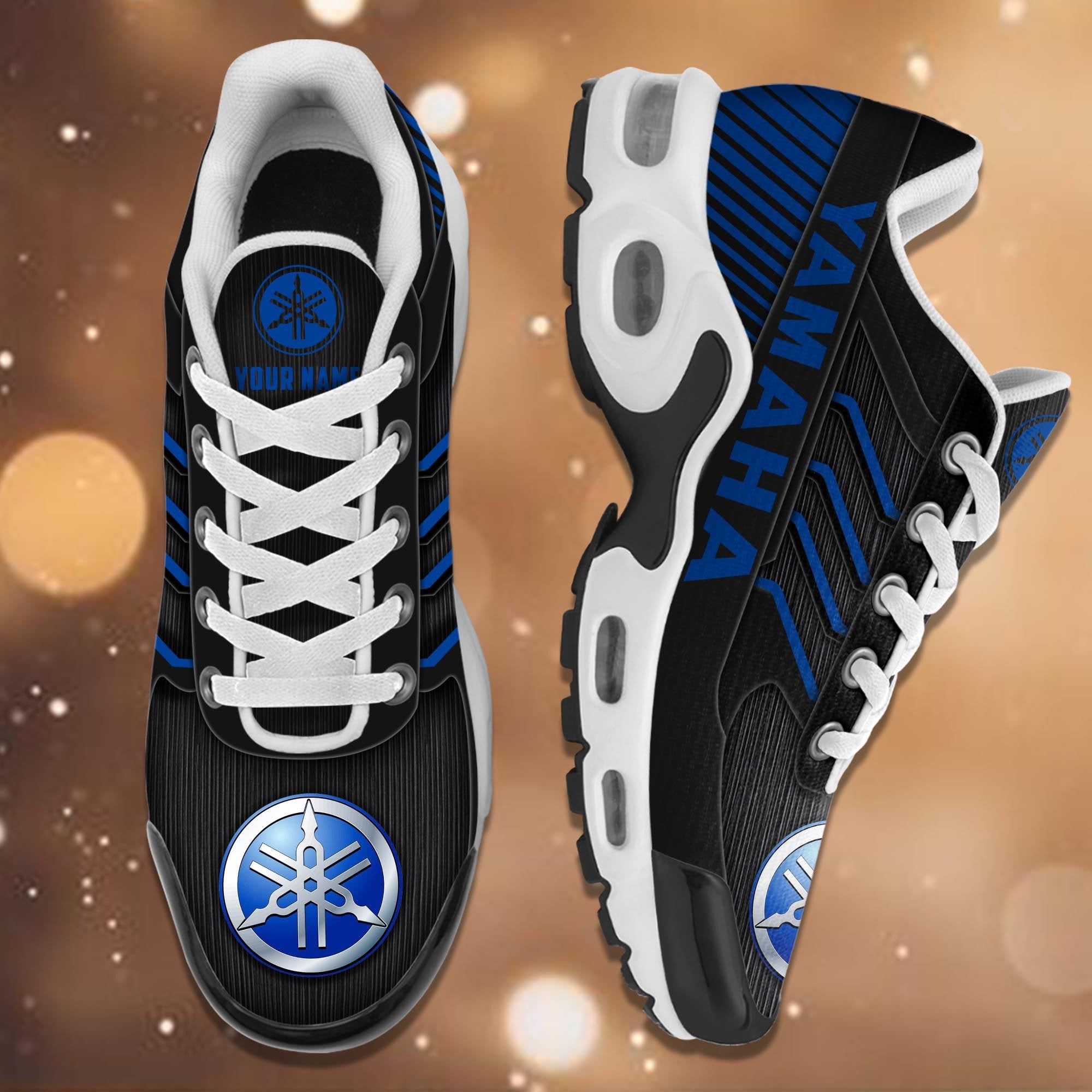 Ideafootwear Yamaha Blue TN Shoes Sneakers For Men And Women