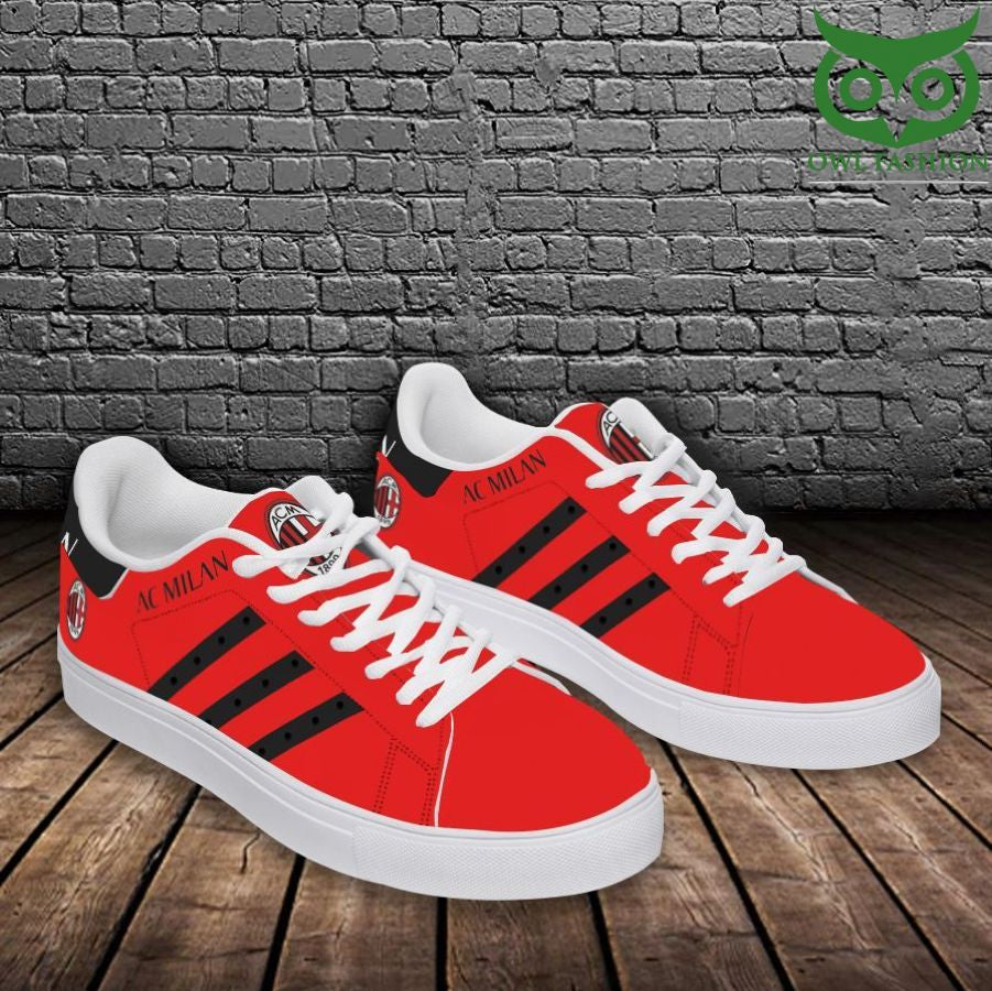 Ideafootwear AC Milan Skate Stan Shoes Sneakes For Men And Women
