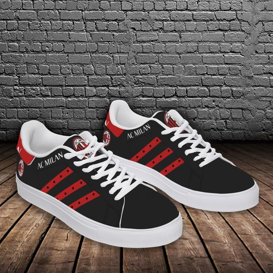 Ideafootwear AC Milan Skate Stan Shoes Sneakes For Men And Women