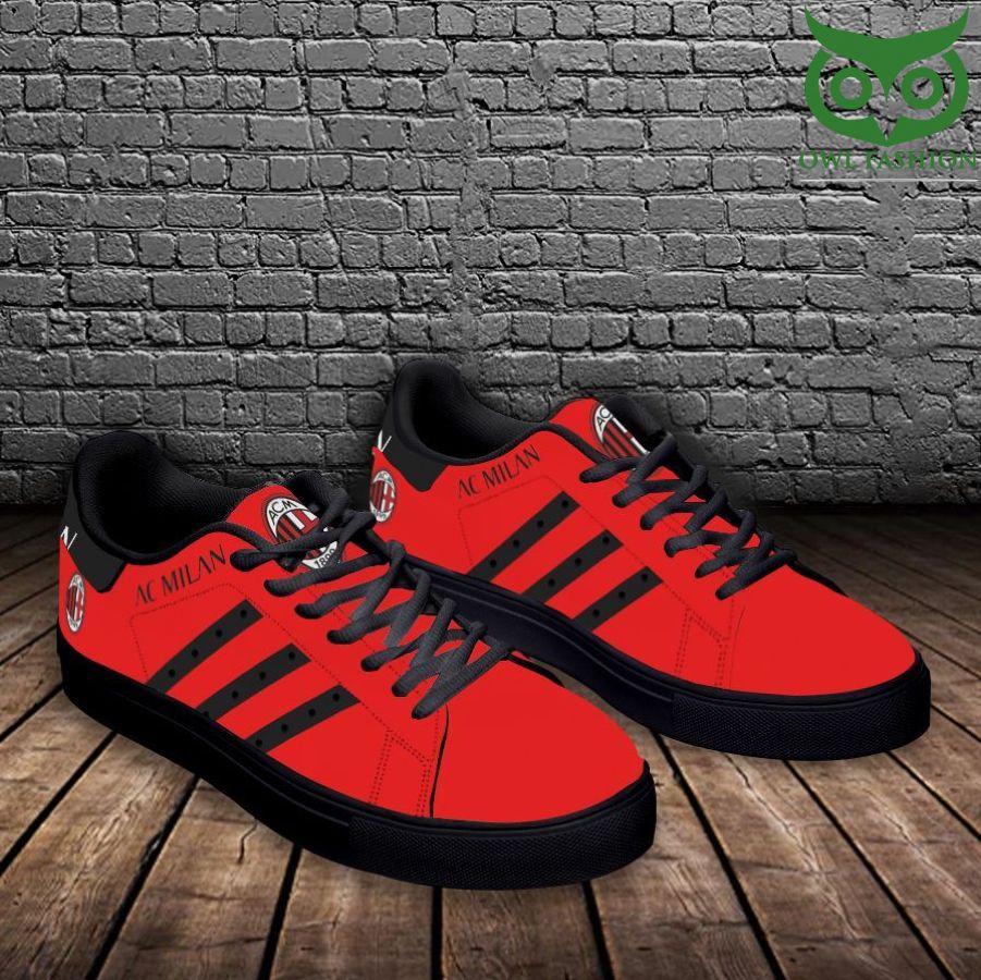 Ideafootwear AC Milan Skate Stan Shoes Sneakes For Men And Women