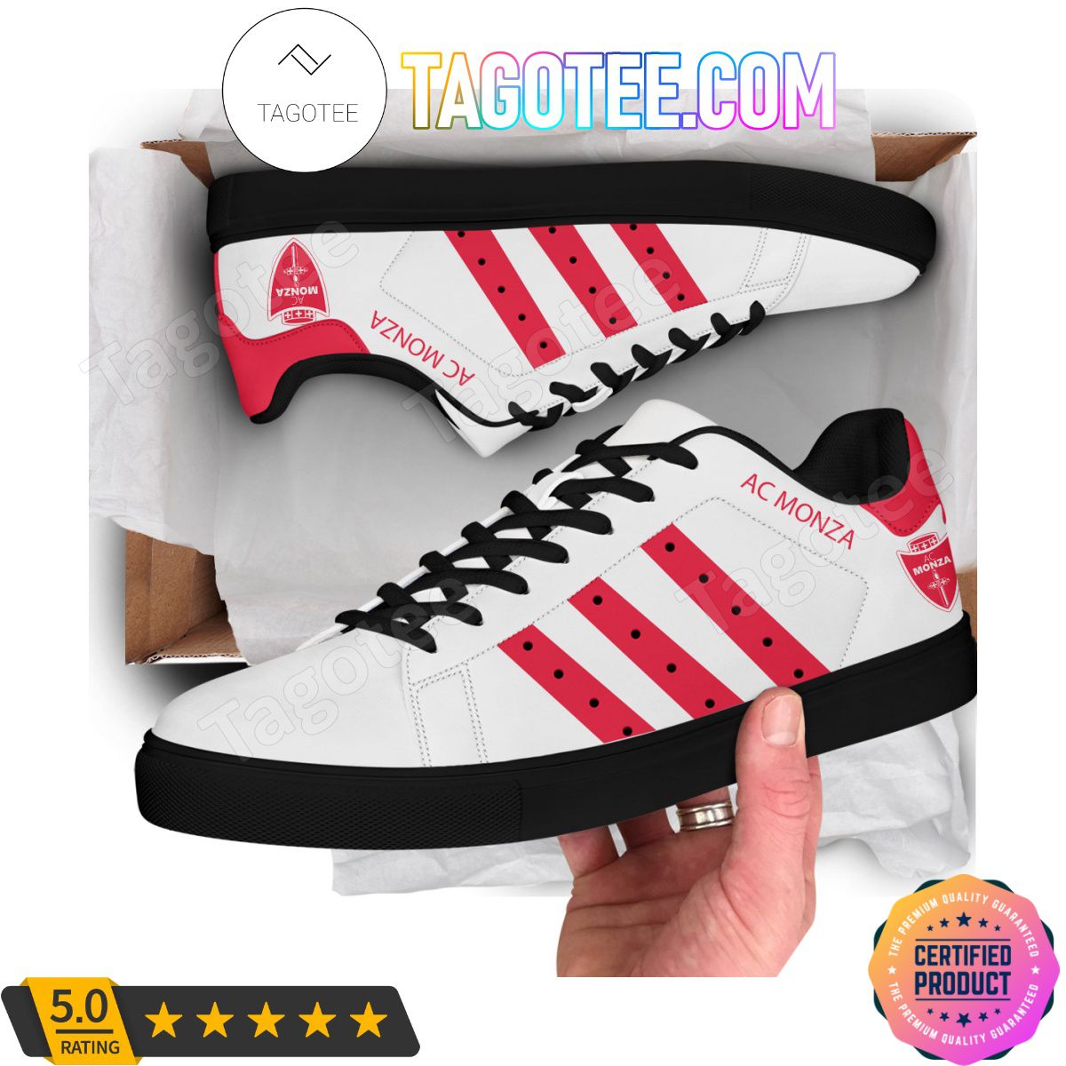 Ideafootwear AC Monza Skate Stan Shoes Sneakes For Men And Women