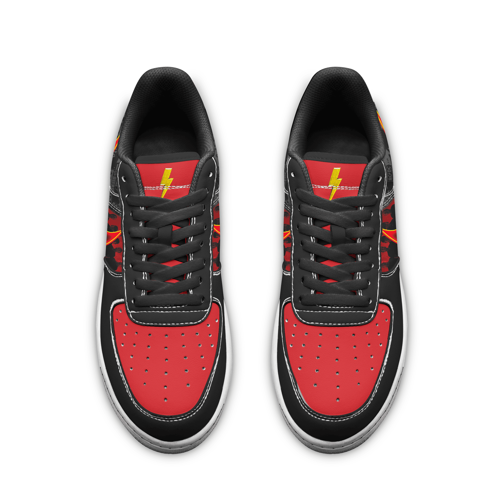 Ideafootwear AC/DC Air Low-Top Sneakers Shoes For Men And Women