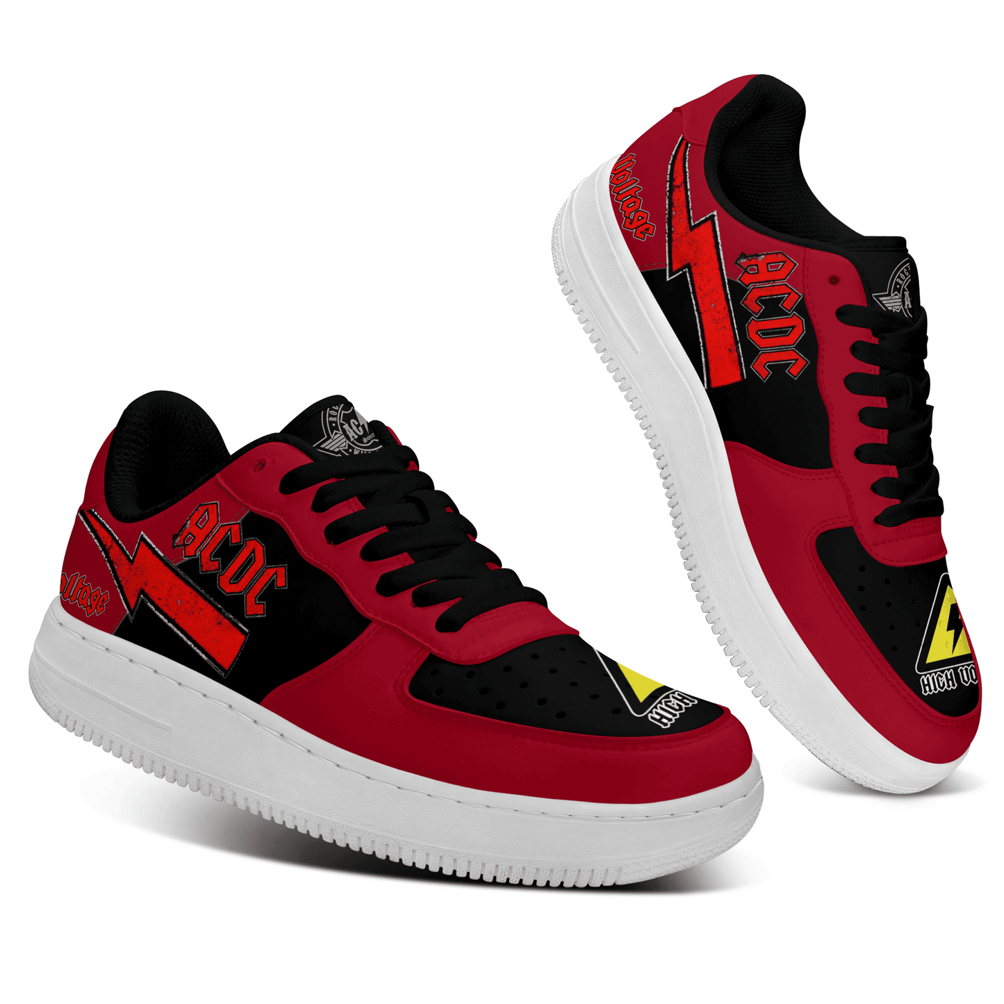 Ideafootwear AC/DC Air Low-Top Sneakers Shoes For Men And Women