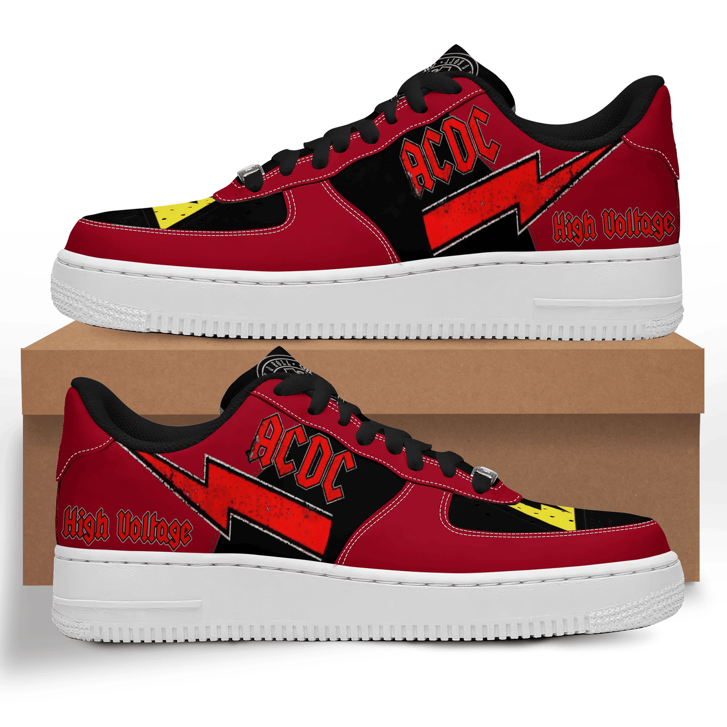 Ideafootwear AC/DC Air Low-Top Sneakers Shoes For Men And Women