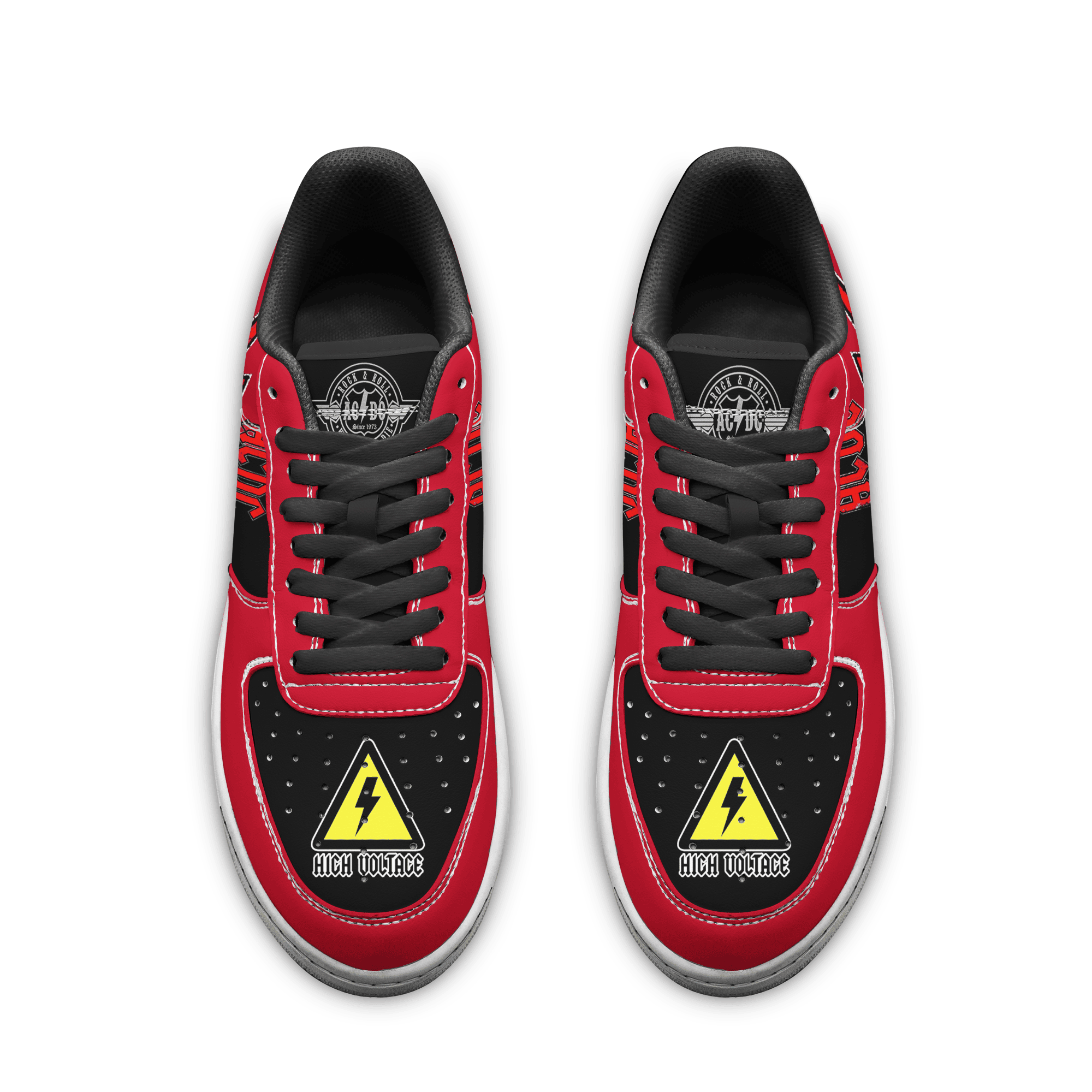 Ideafootwear AC/DC Air Low-Top Sneakers Shoes For Men And Women