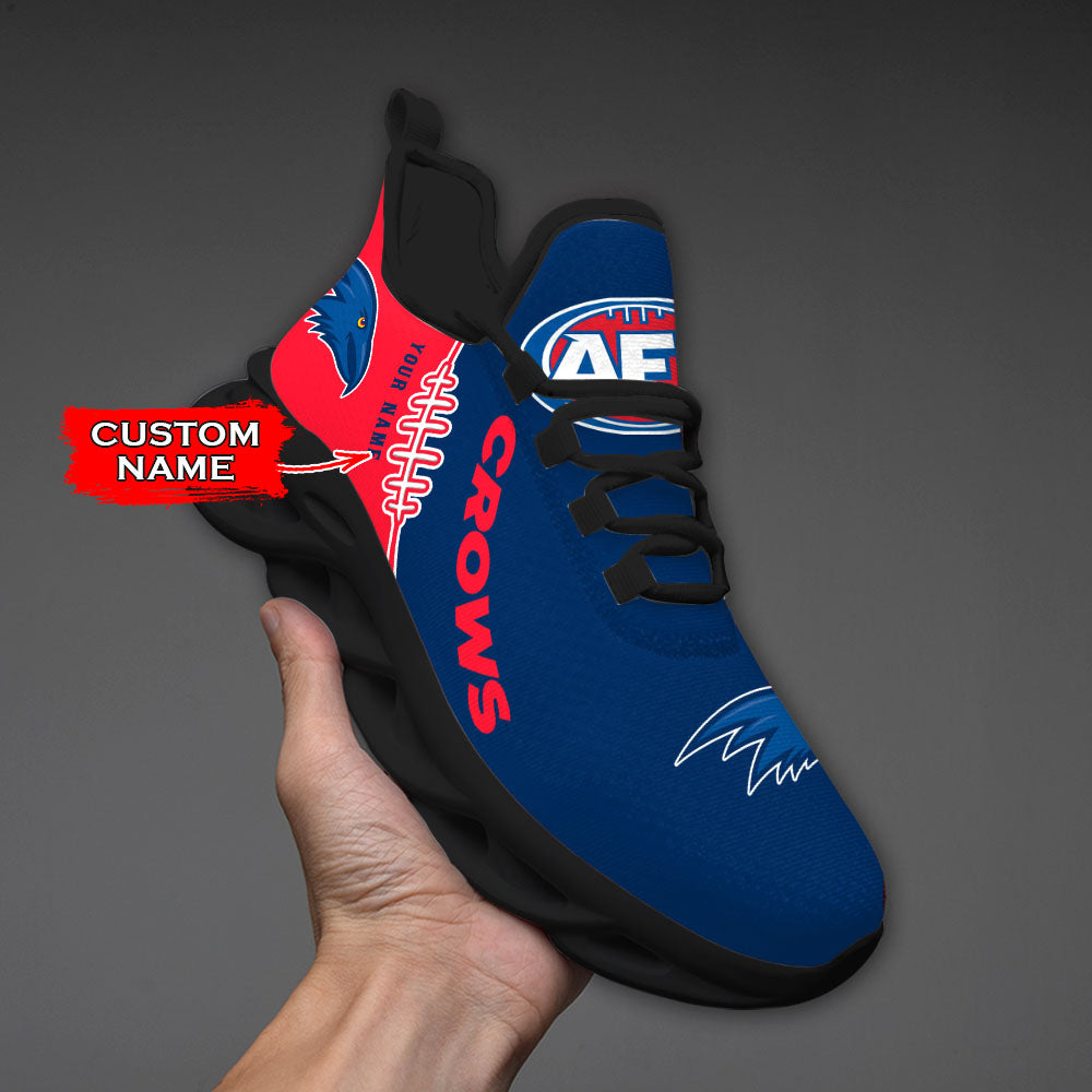 Ideafootwear Adelaide Crows AFL Max Soul Shoes Sneakers For Men And Women