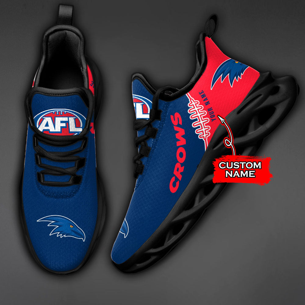 Ideafootwear Adelaide Crows AFL Max Soul Shoes Sneakers For Men And Women