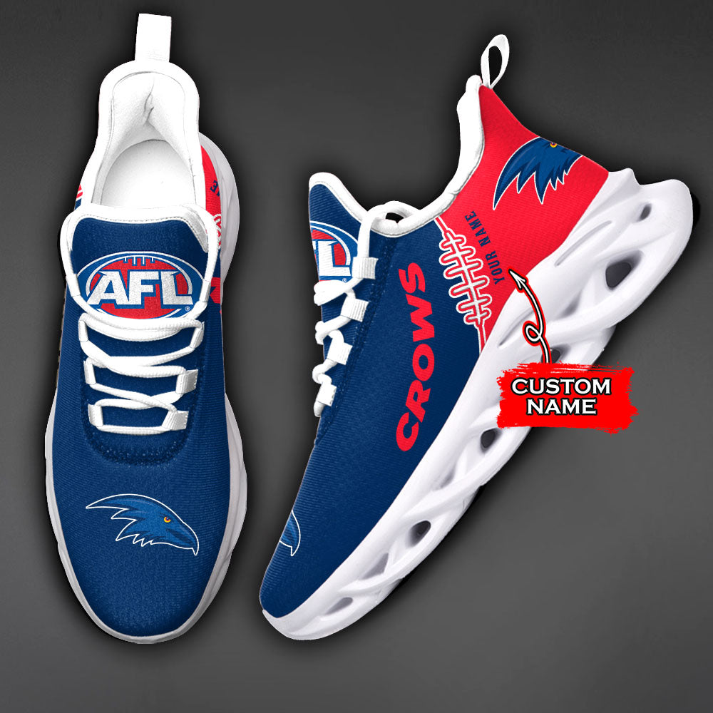 Ideafootwear Adelaide Crows AFL Max Soul Shoes Sneakers For Men And Women