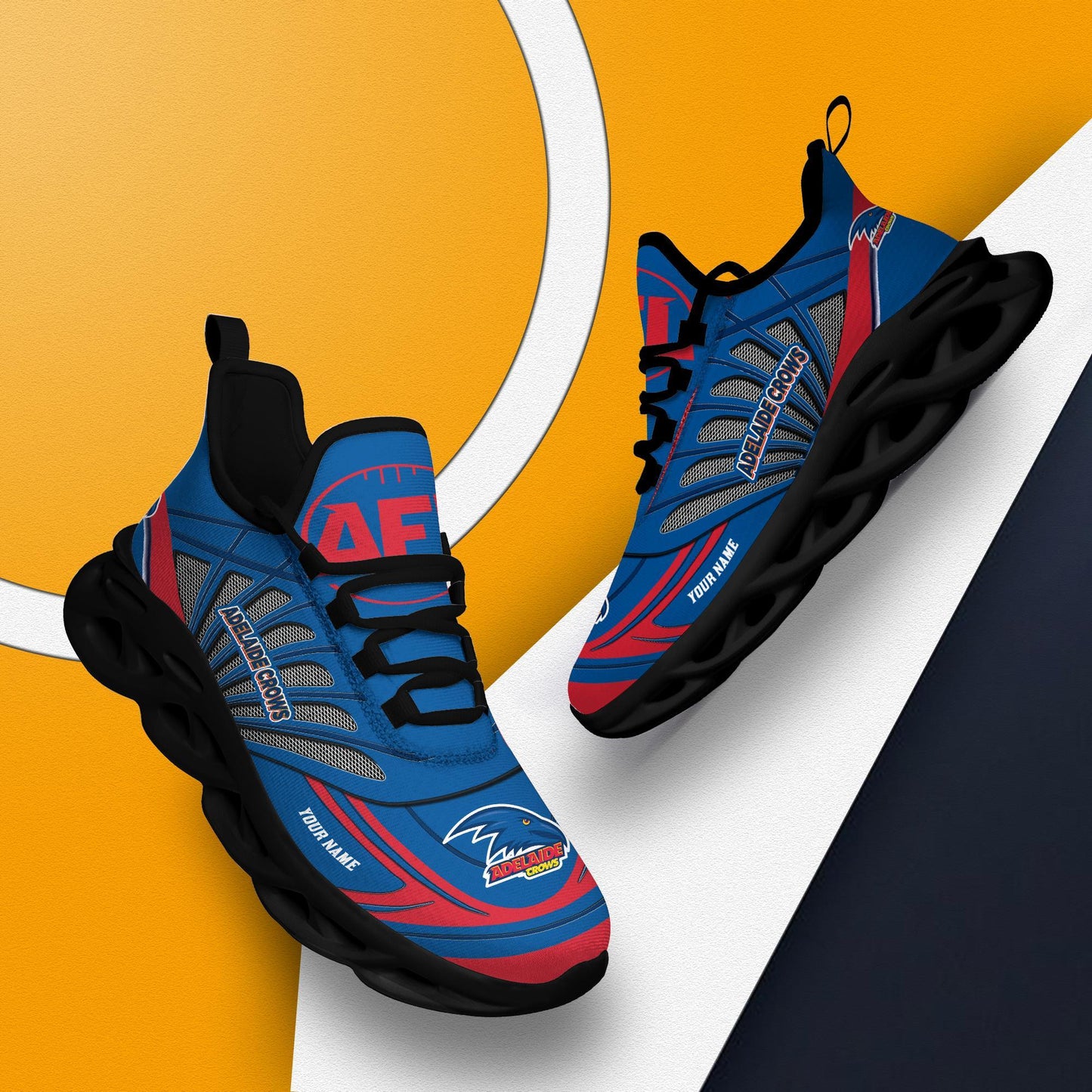 Ideafootwear Adelaide Crows Max Soul Shoes Sneakers For Men And Women