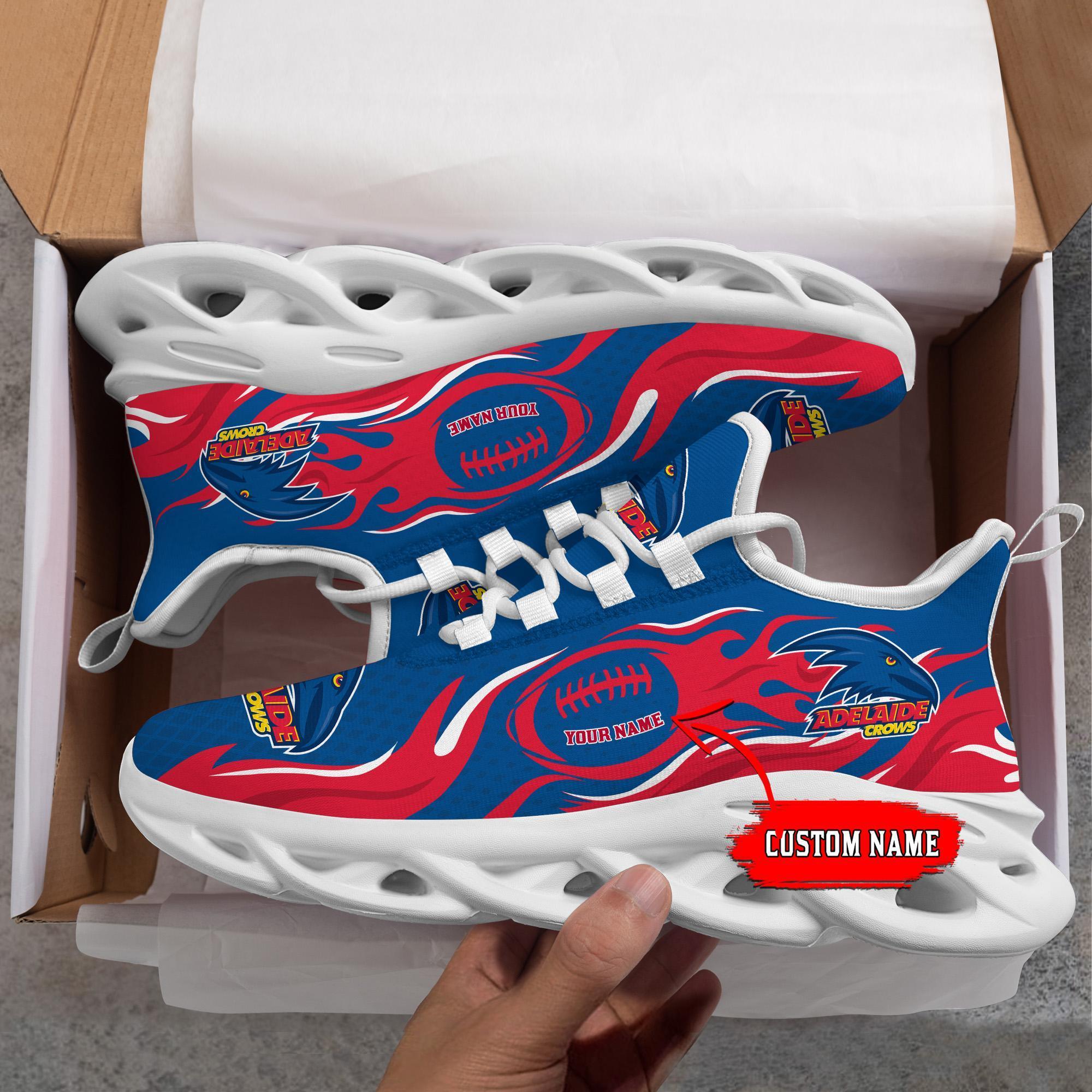 Ideafootwear Adelaide Crows Max Soul Shoes Sneakers For Men And Women