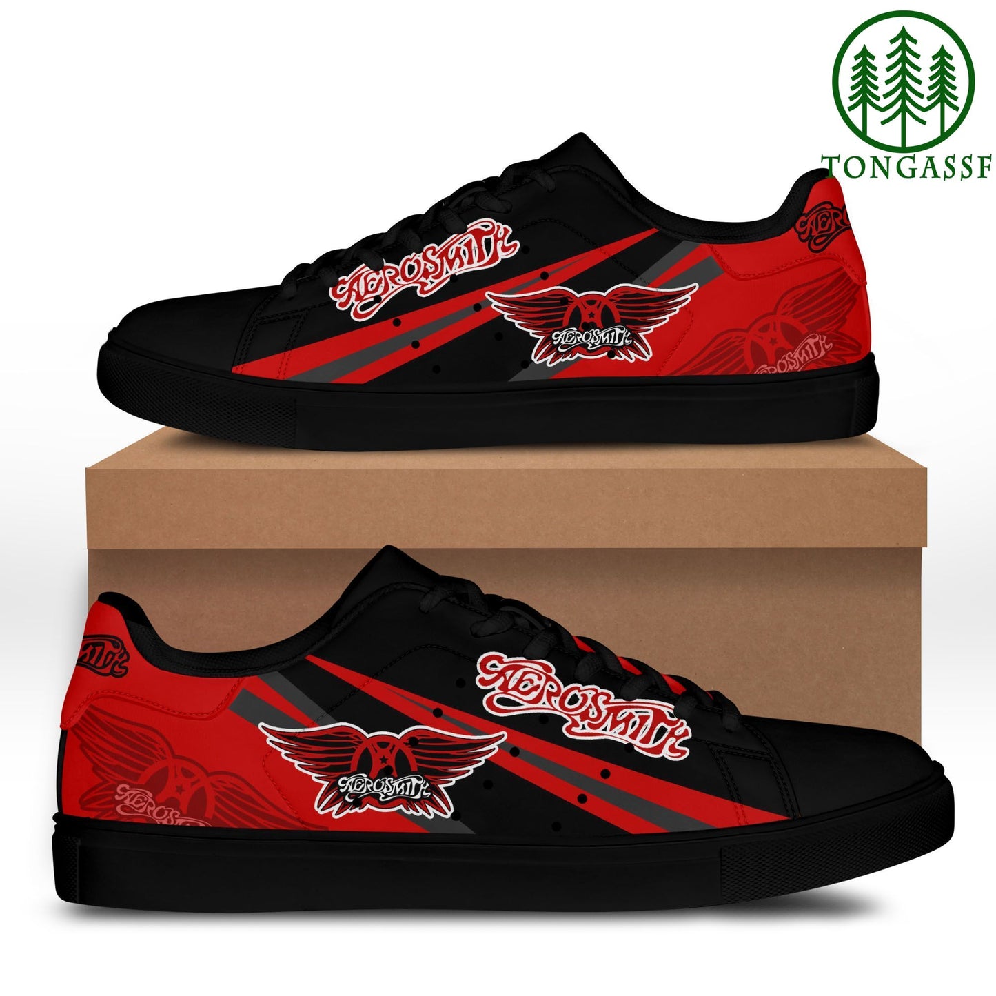 Ideafootwear Aerosmith Skate Stan Shoes Sneakes For Men And Women