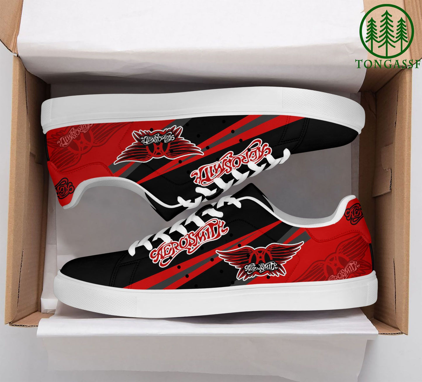 Ideafootwear Aerosmith Skate Stan Shoes Sneakes For Men And Women