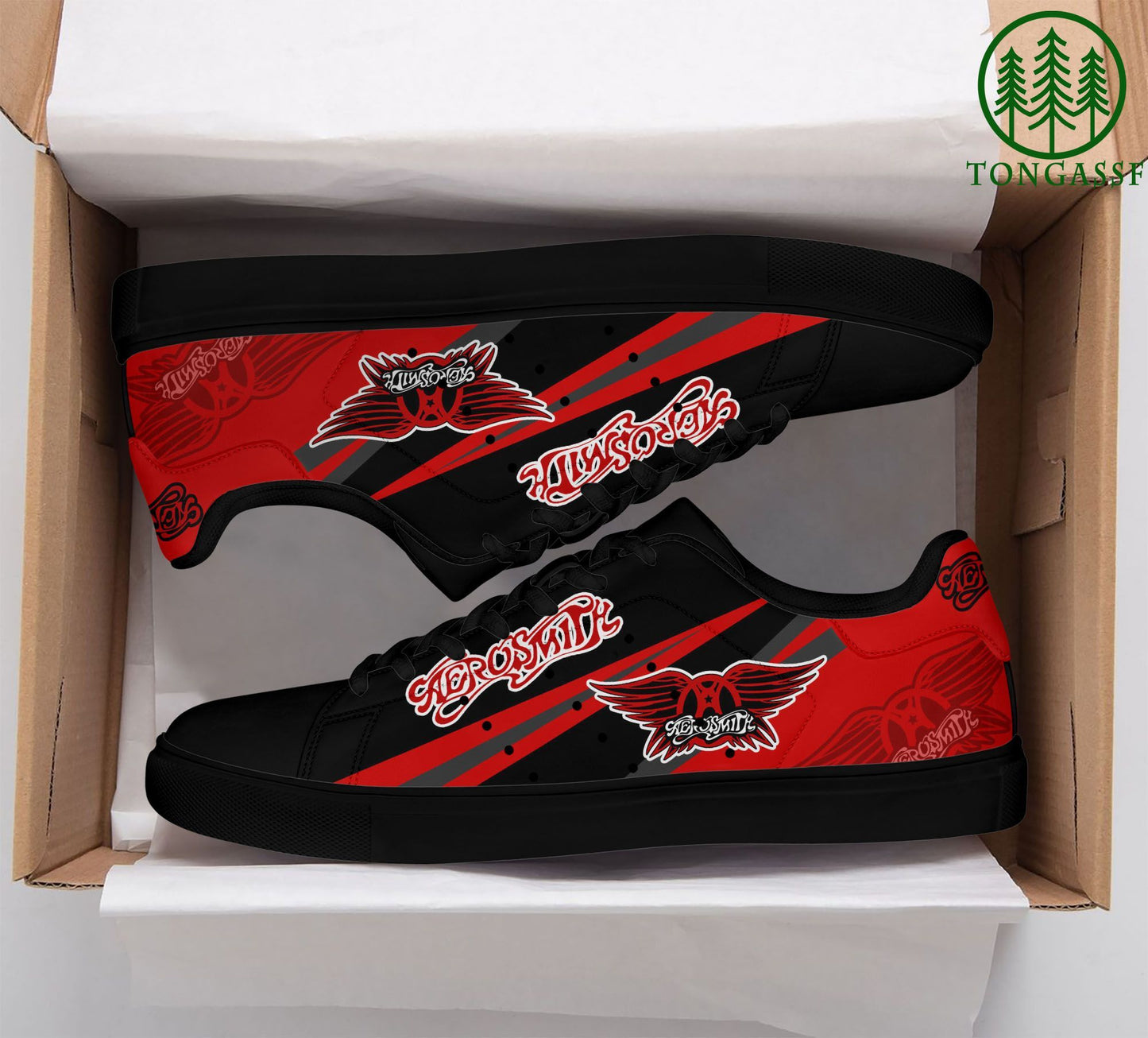 Ideafootwear Aerosmith Skate Stan Shoes Sneakes For Men And Women