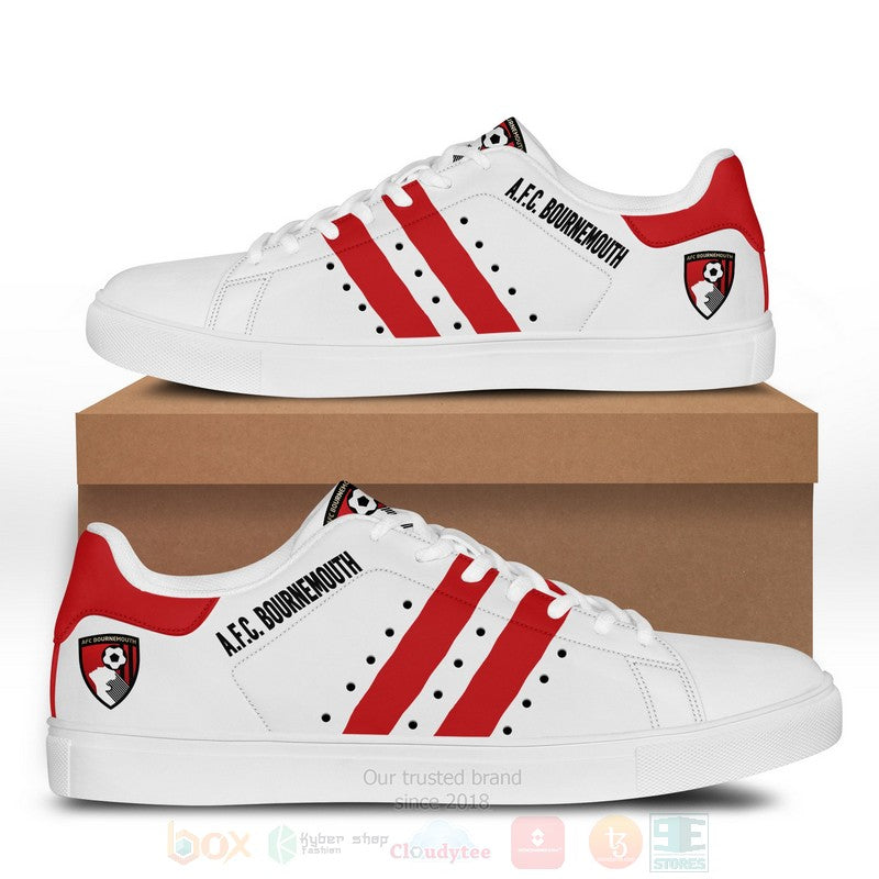 Ideafootwear AFC Bournemouth Skate Stan Shoes Sneakes For Men And Women