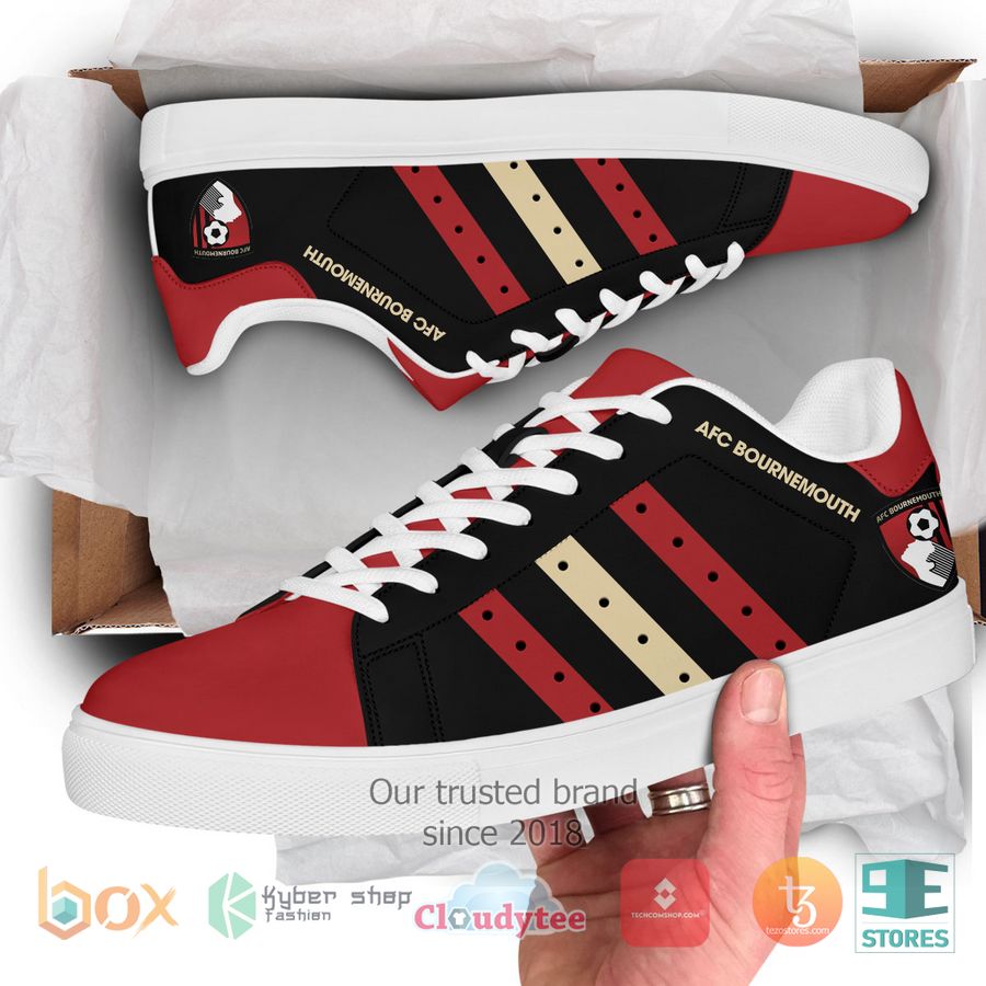 Ideafootwear AFC Bournemouth Skate Stan Shoes Sneakes For Men And Women