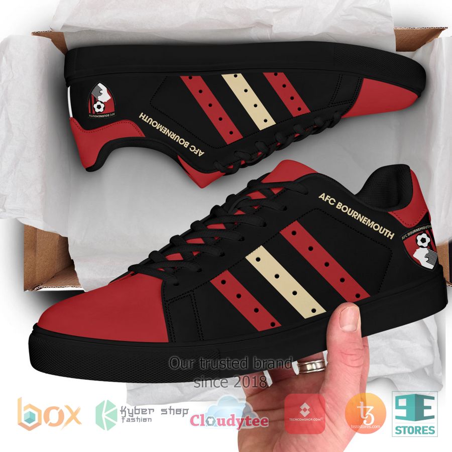Ideafootwear AFC Bournemouth Skate Stan Shoes Sneakes For Men And Women